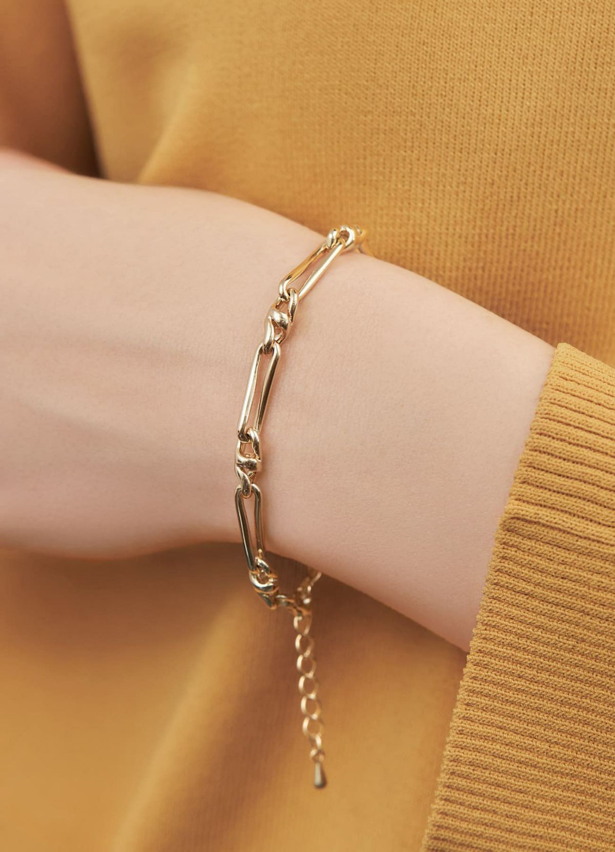 着用イメージ 173cm ゴールド