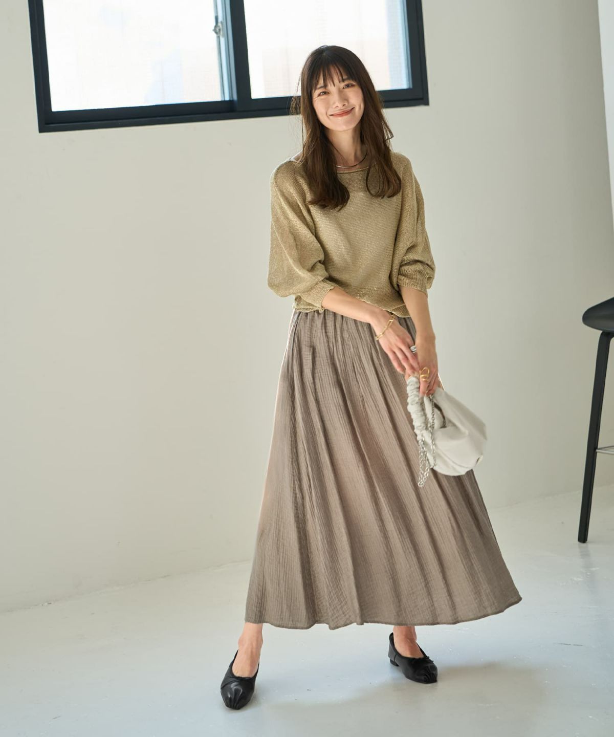 着用イメージ 165cm 着用サイズ 02 ストーン