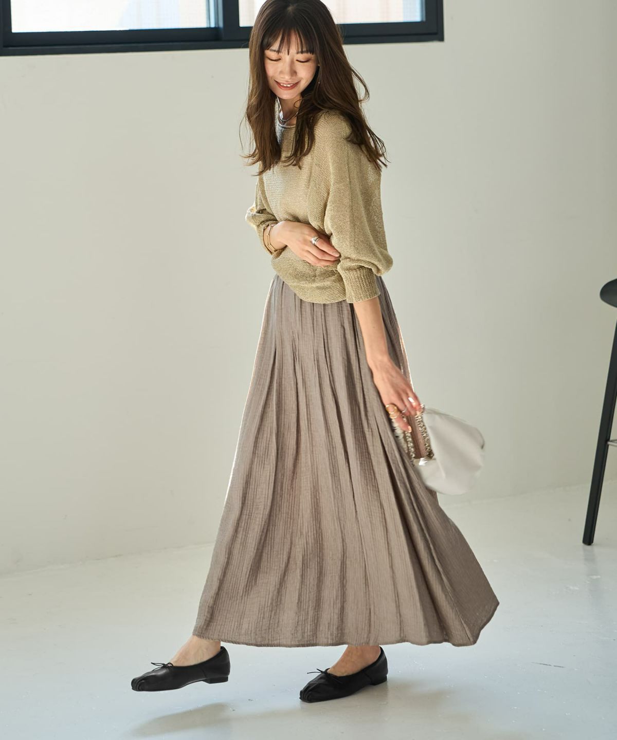 着用イメージ 165cm 着用サイズ 02 ストーン