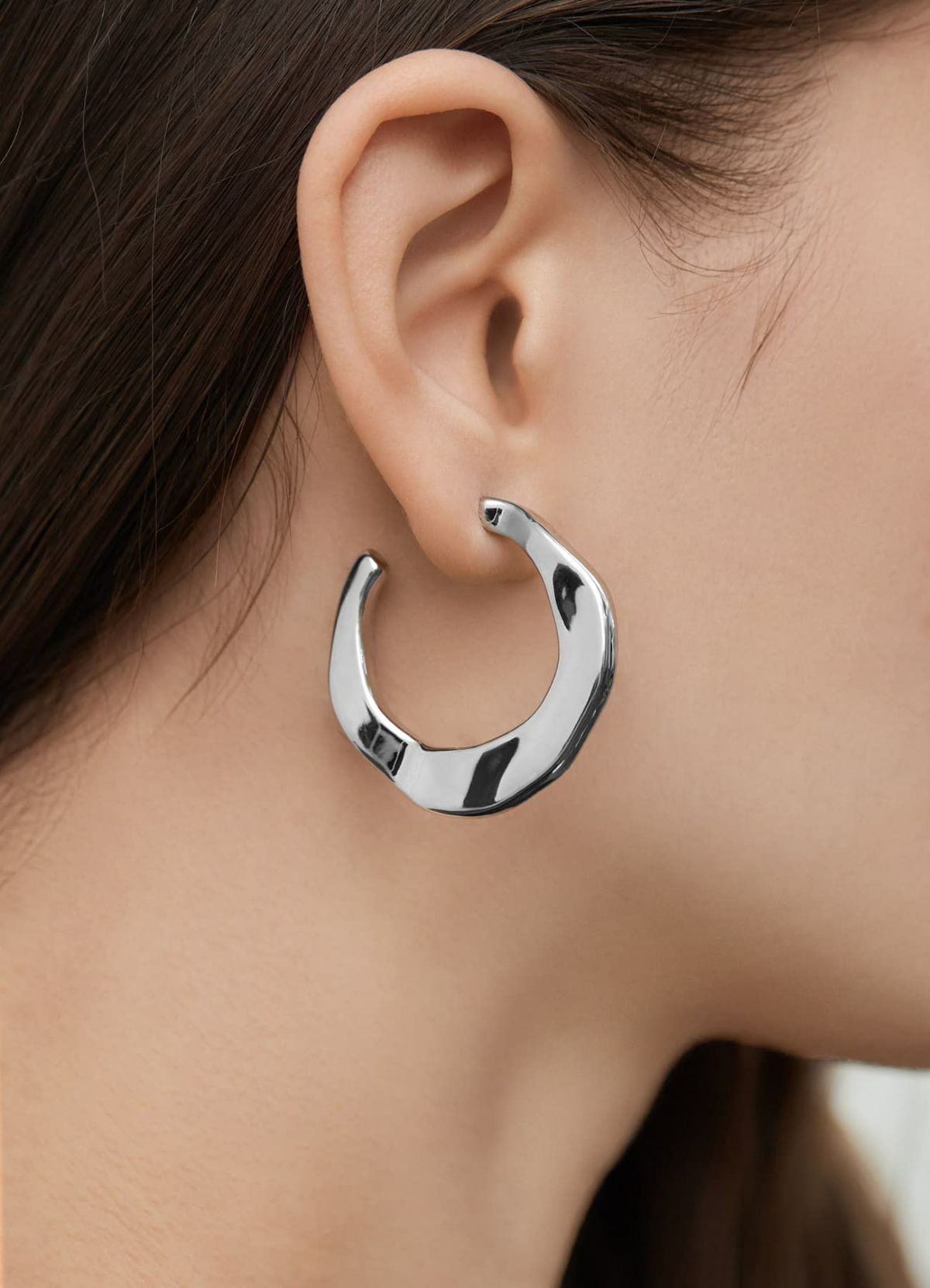 着用イメージ 173cm シルバー