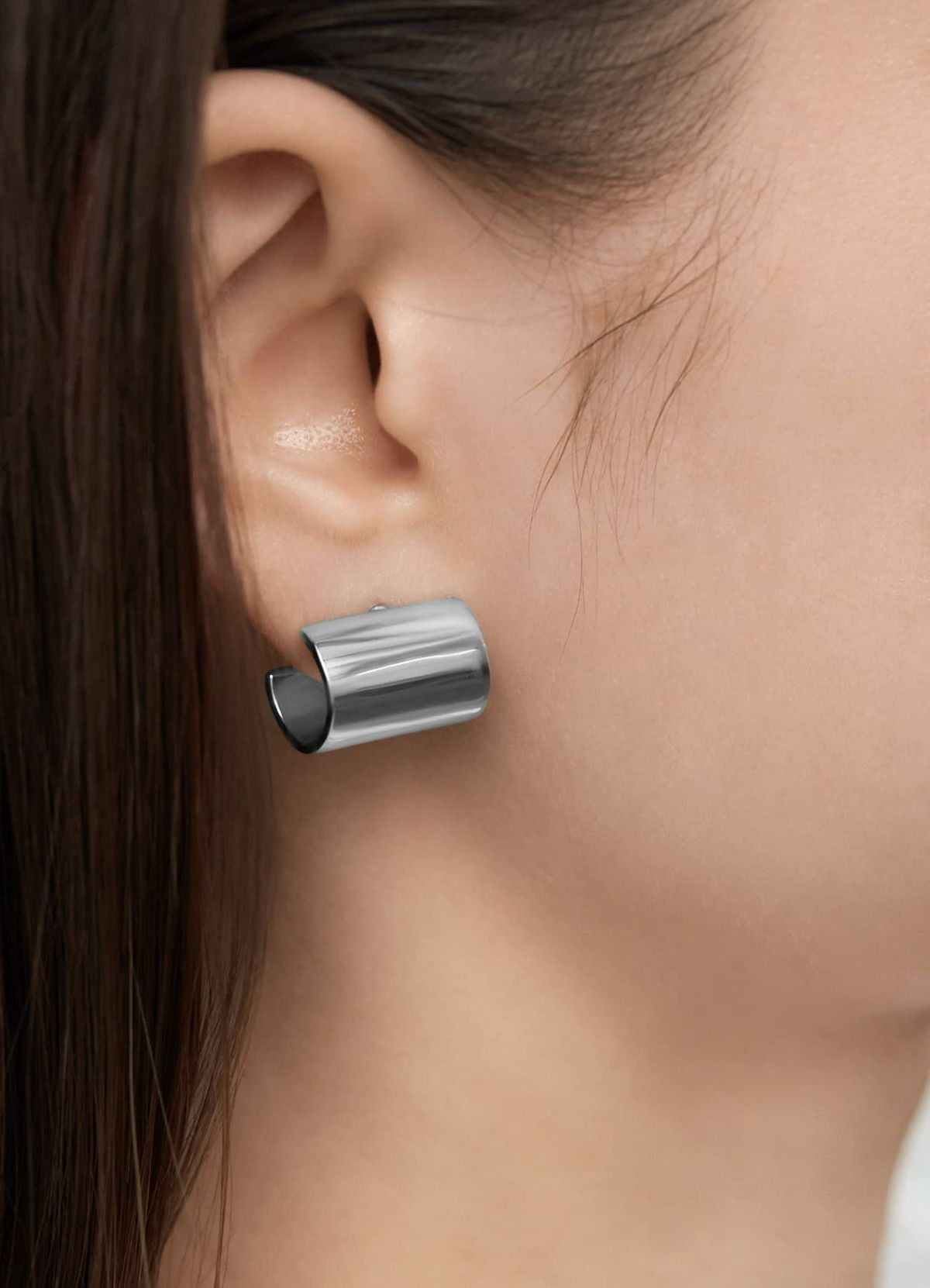 着用イメージ 173cm シルバー