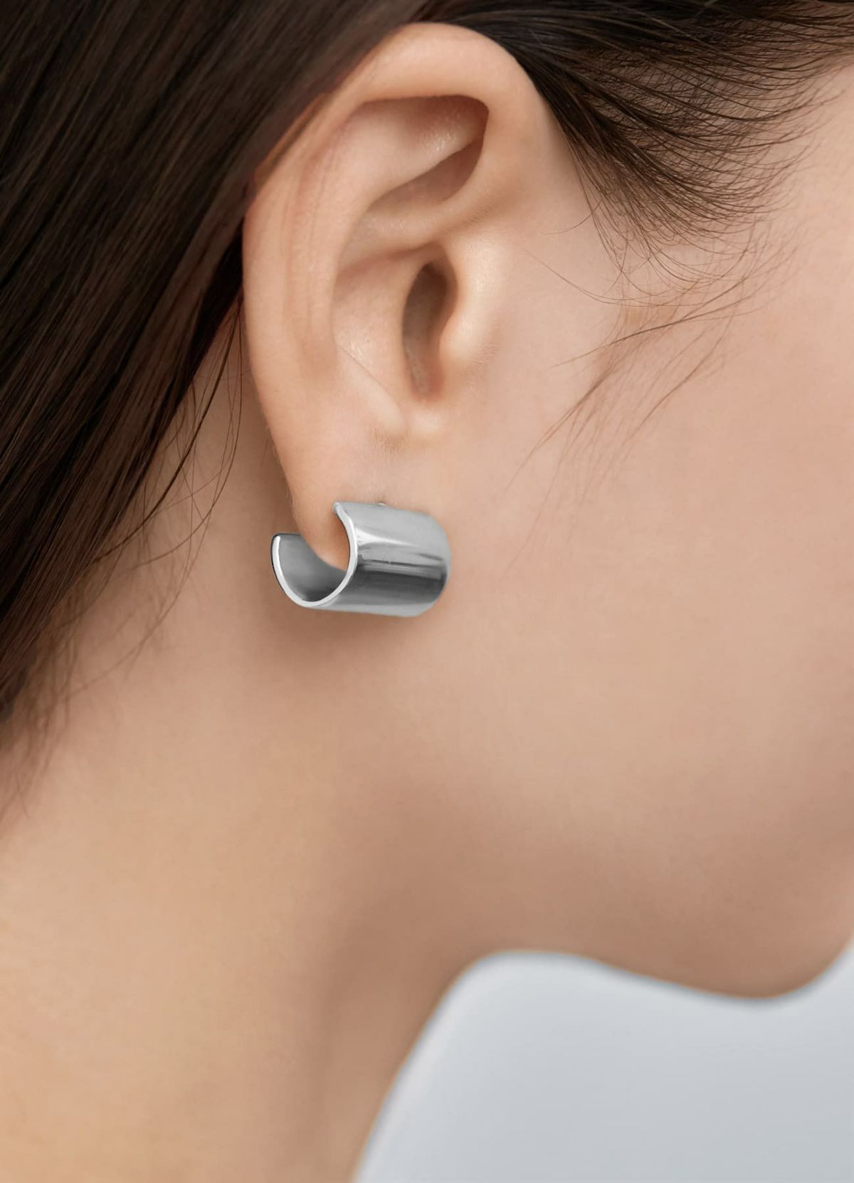 着用イメージ 173cm シルバー