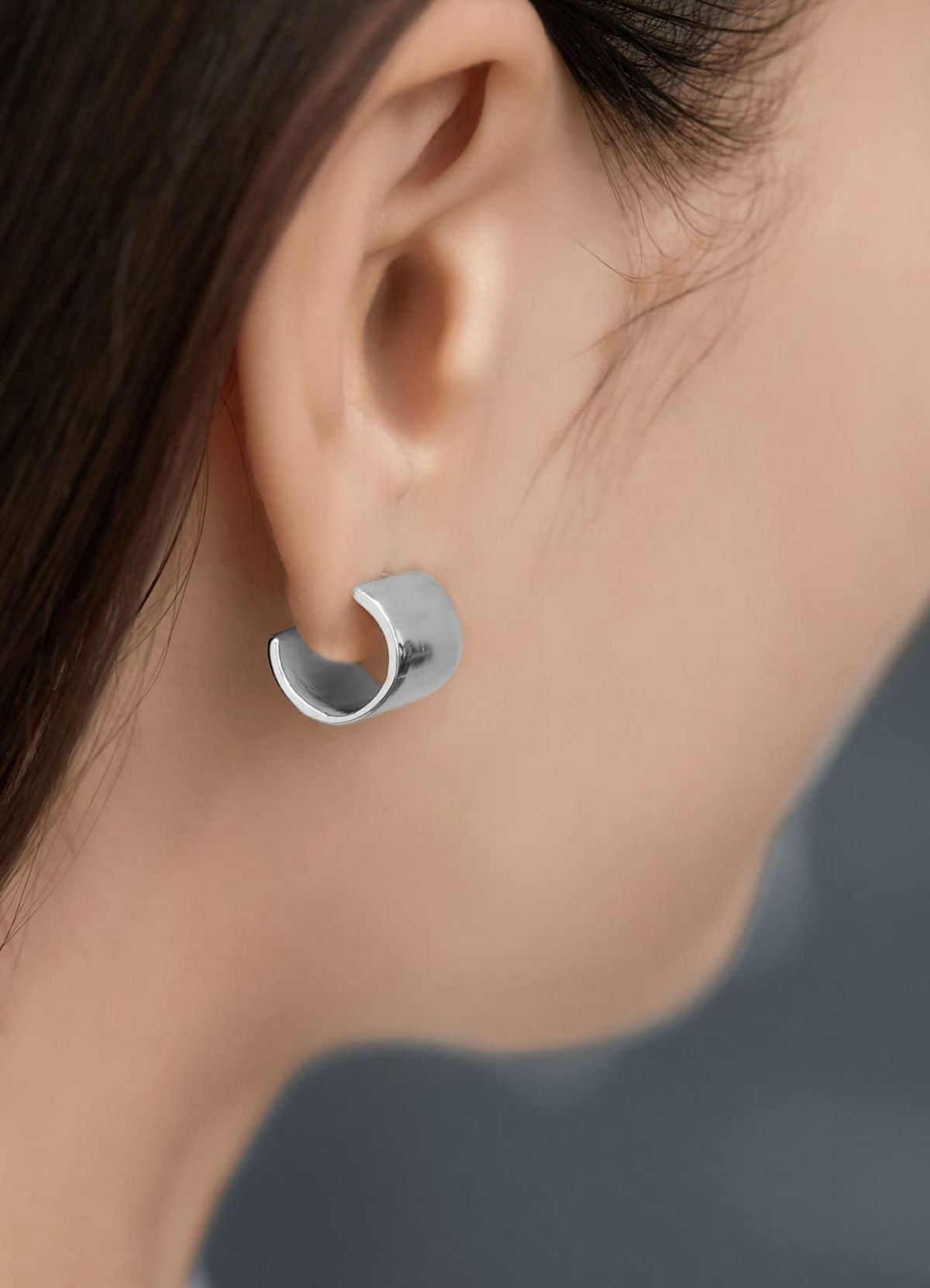 着用イメージ 173cm シルバー