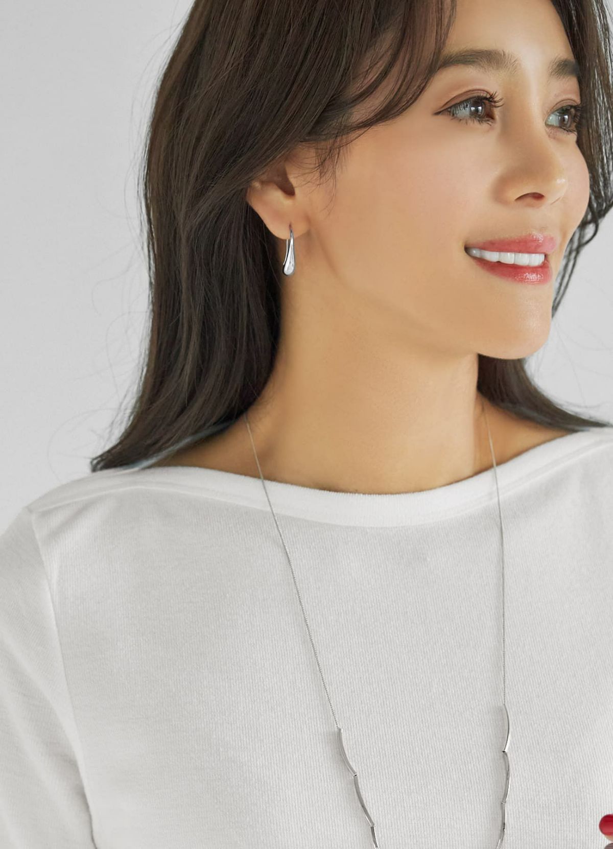 着用イメージ 166cm シルバー