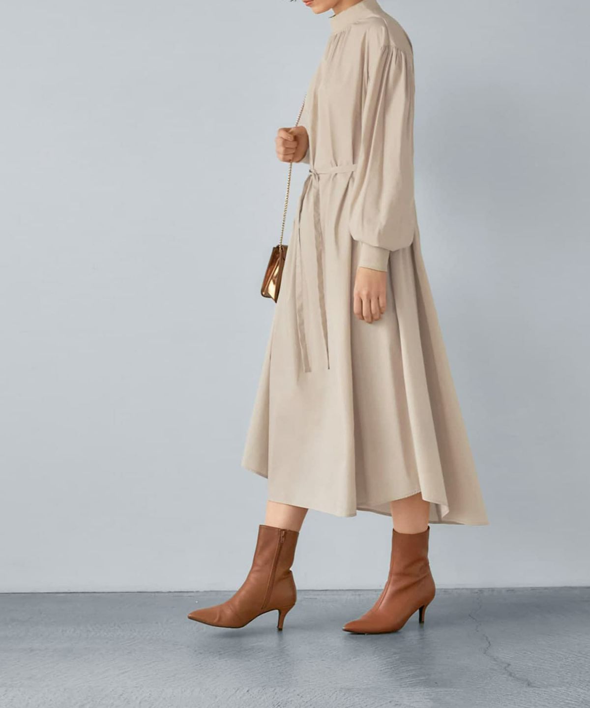 着用イメージ 165cm ベージュ 02サイズ