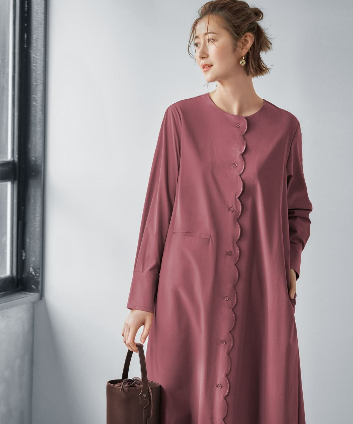 着用イメージ 166㎝　02サイズ アズキピンク