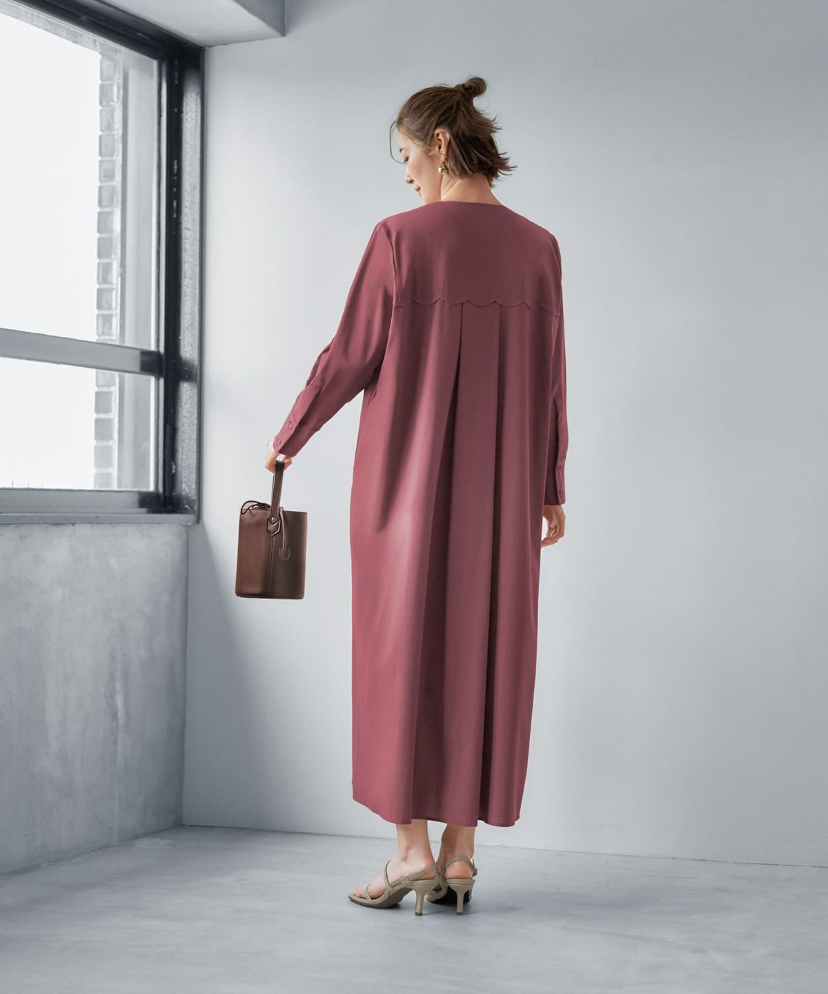 着用イメージ 166㎝　02サイズ アズキピンク