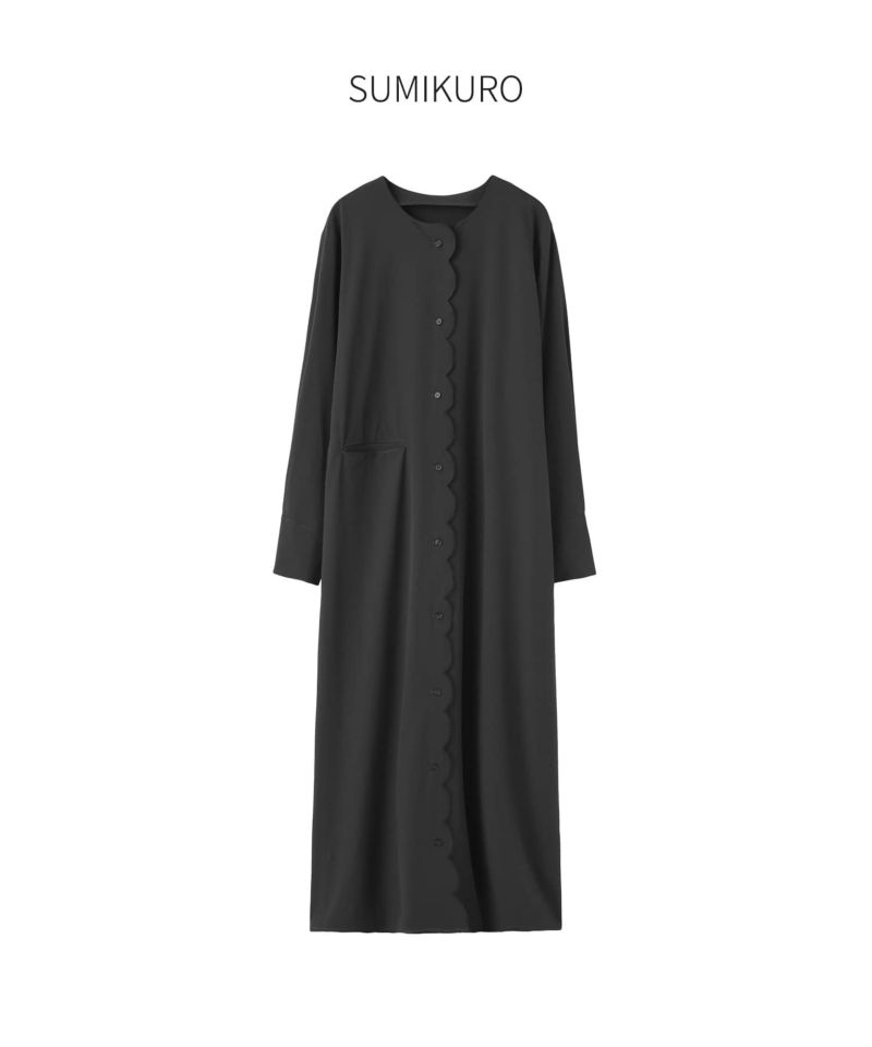 スカラップIラインワンピース | おしゃれな大人レディース