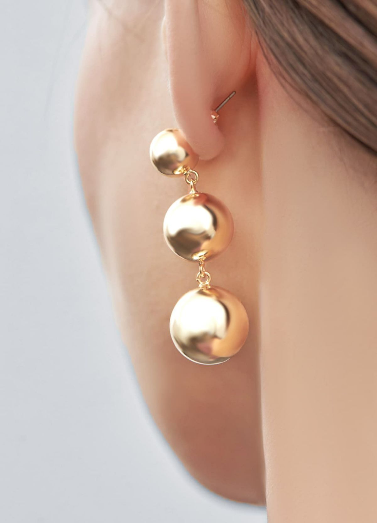 着用イメージ 173cm ゴールド