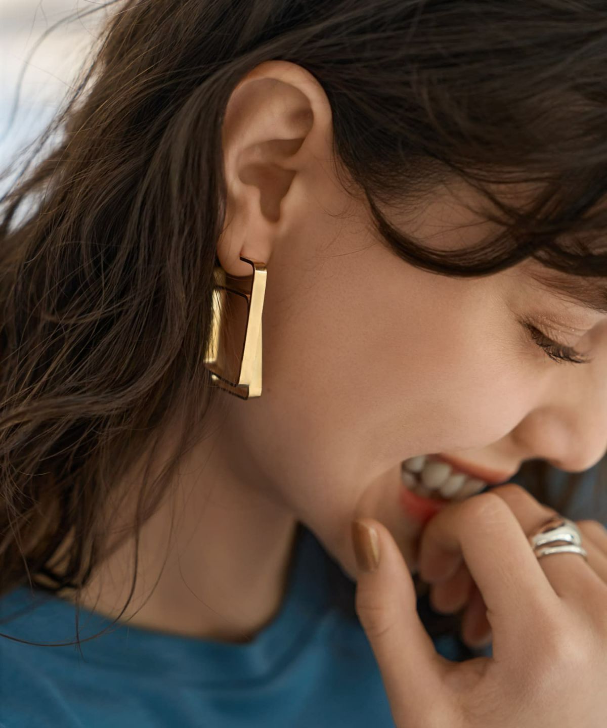 着用イメージ 167cm ゴールド