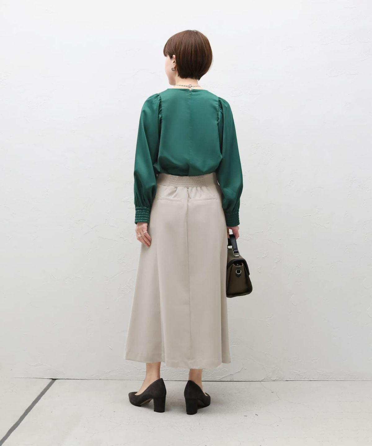 着用イメージ 153㎝　Sサイズ　グレージュ