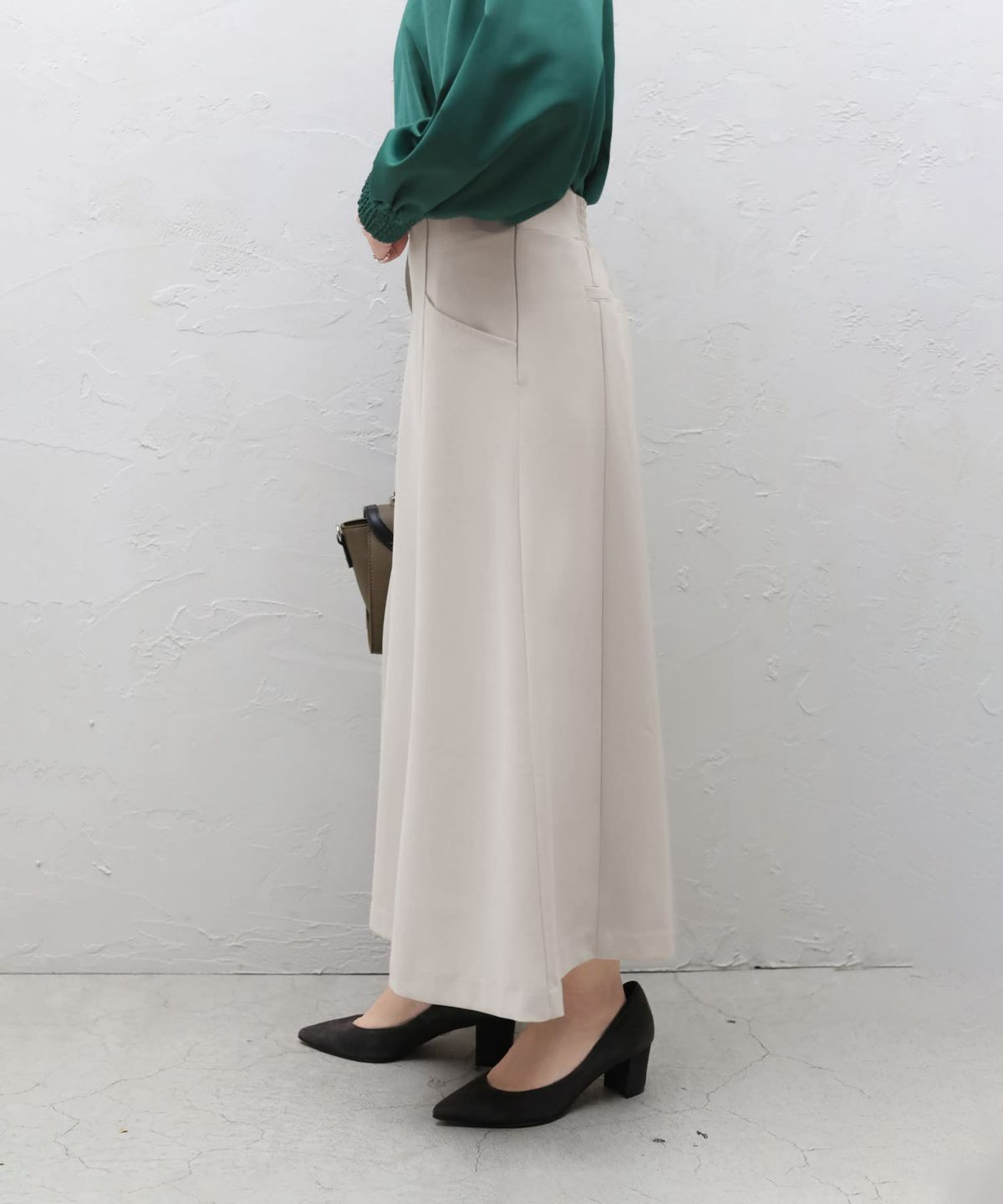 着用イメージ 153㎝　Sサイズ　グレージュ