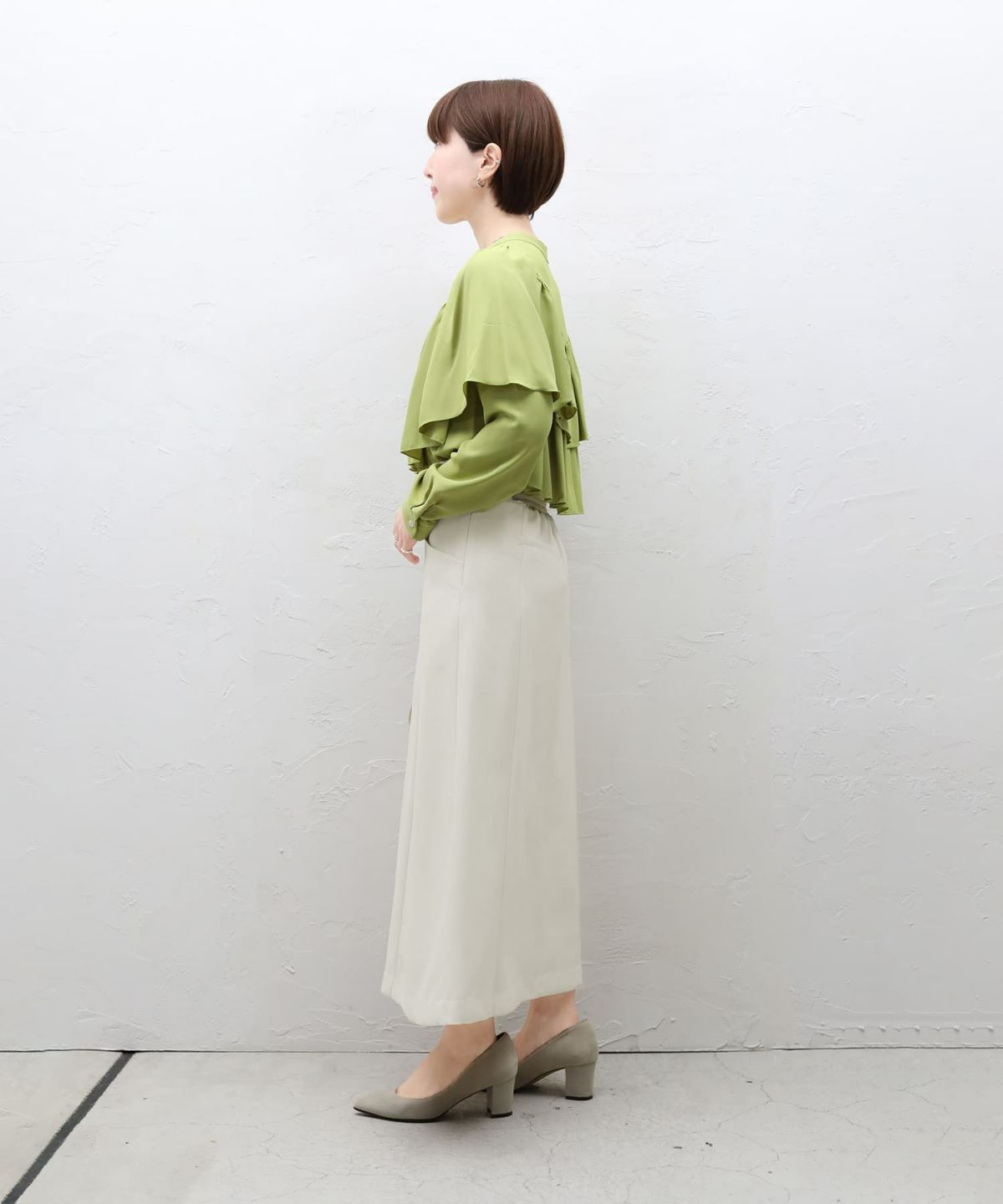 着用イメージ 153㎝　Sサイズ　オフホワイト