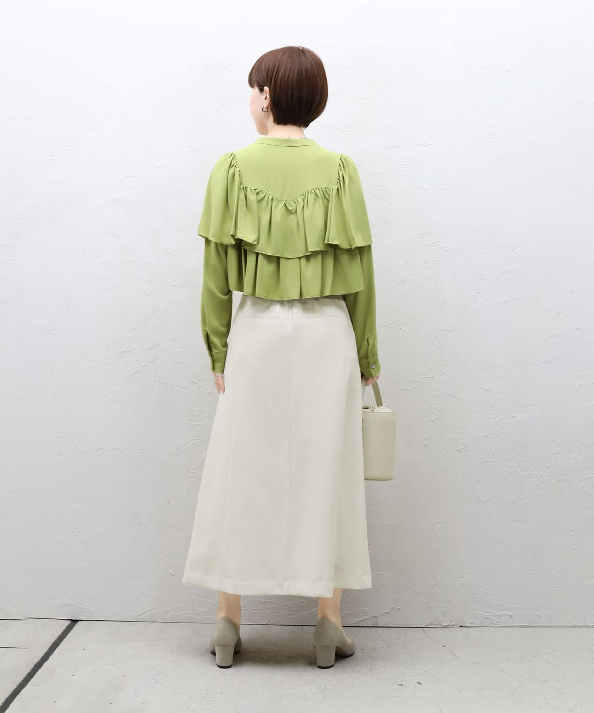 着用イメージ 153㎝　Sサイズ　オフホワイト