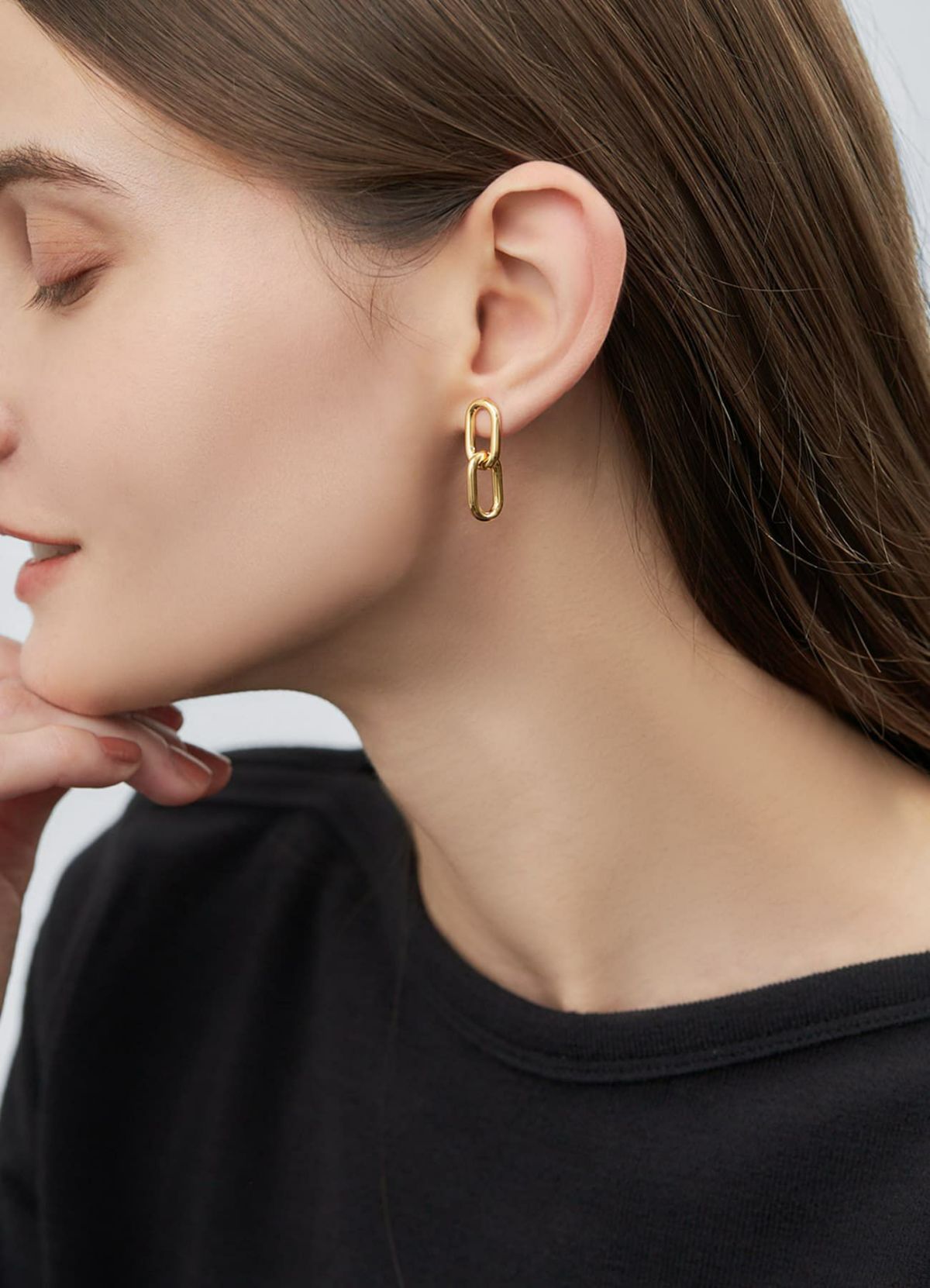 着用イメージ 173cm ゴールド