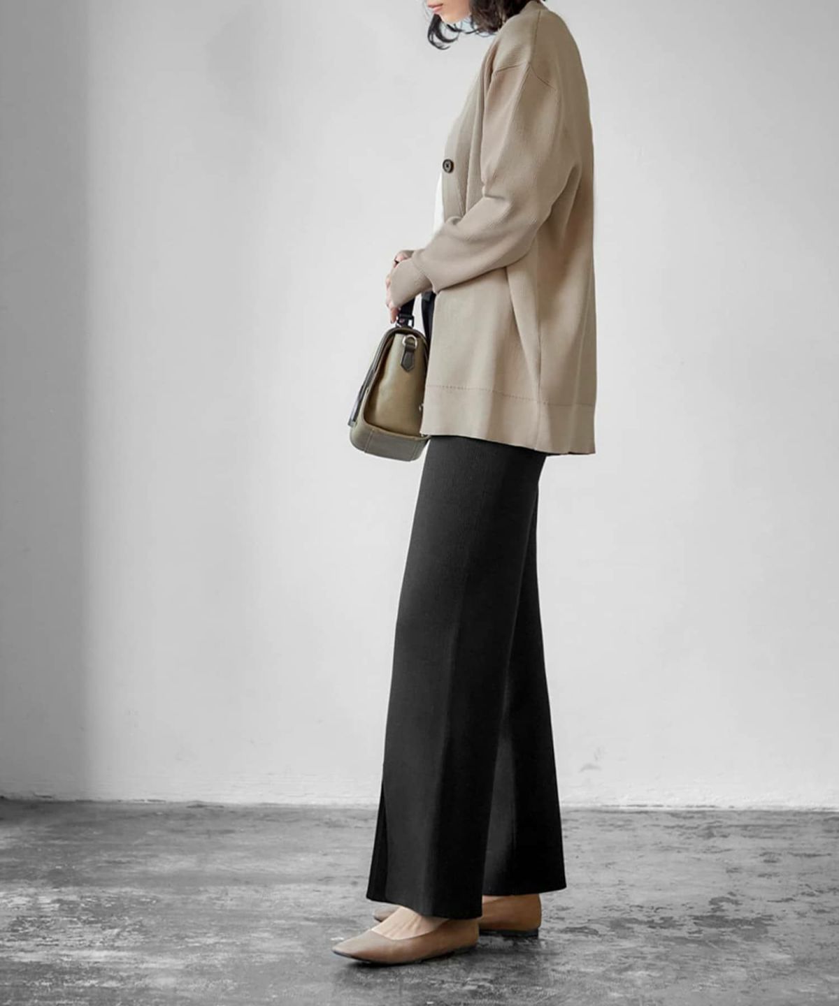 着用イメージ 167cm 着用サイズ 02 ブラック