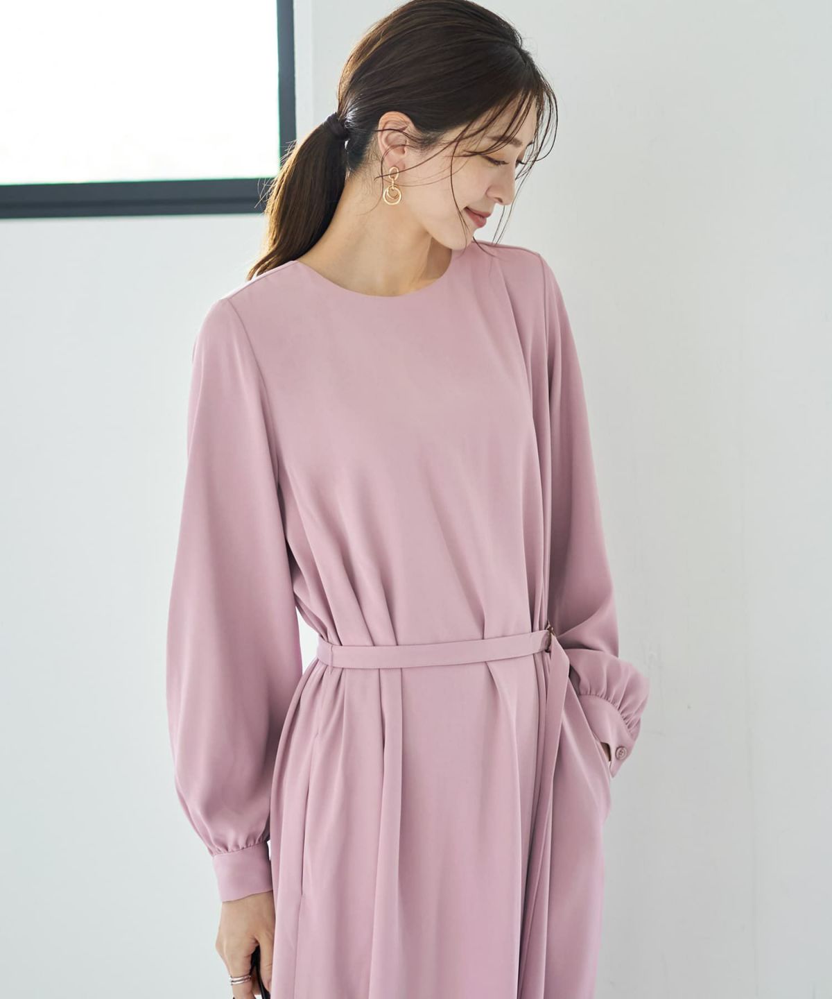 着用イメージ 167cm ピンク 02サイズ