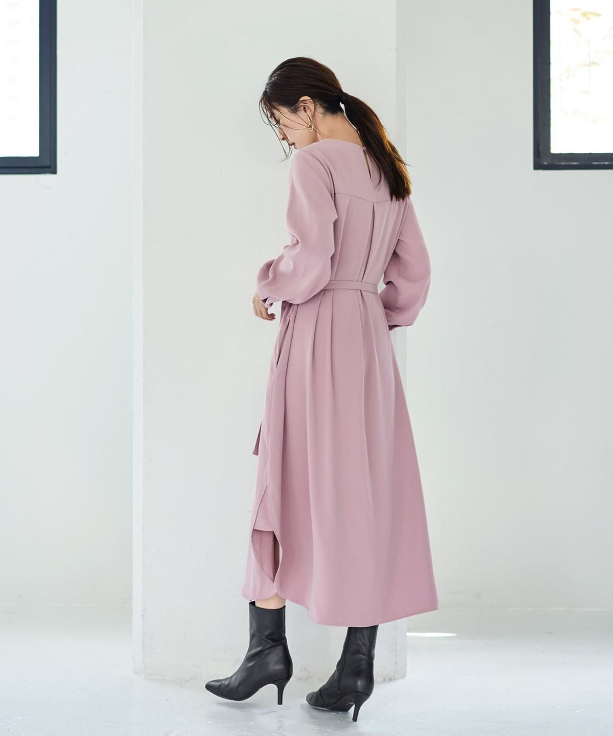 着用イメージ 167cm ピンク 02サイズ