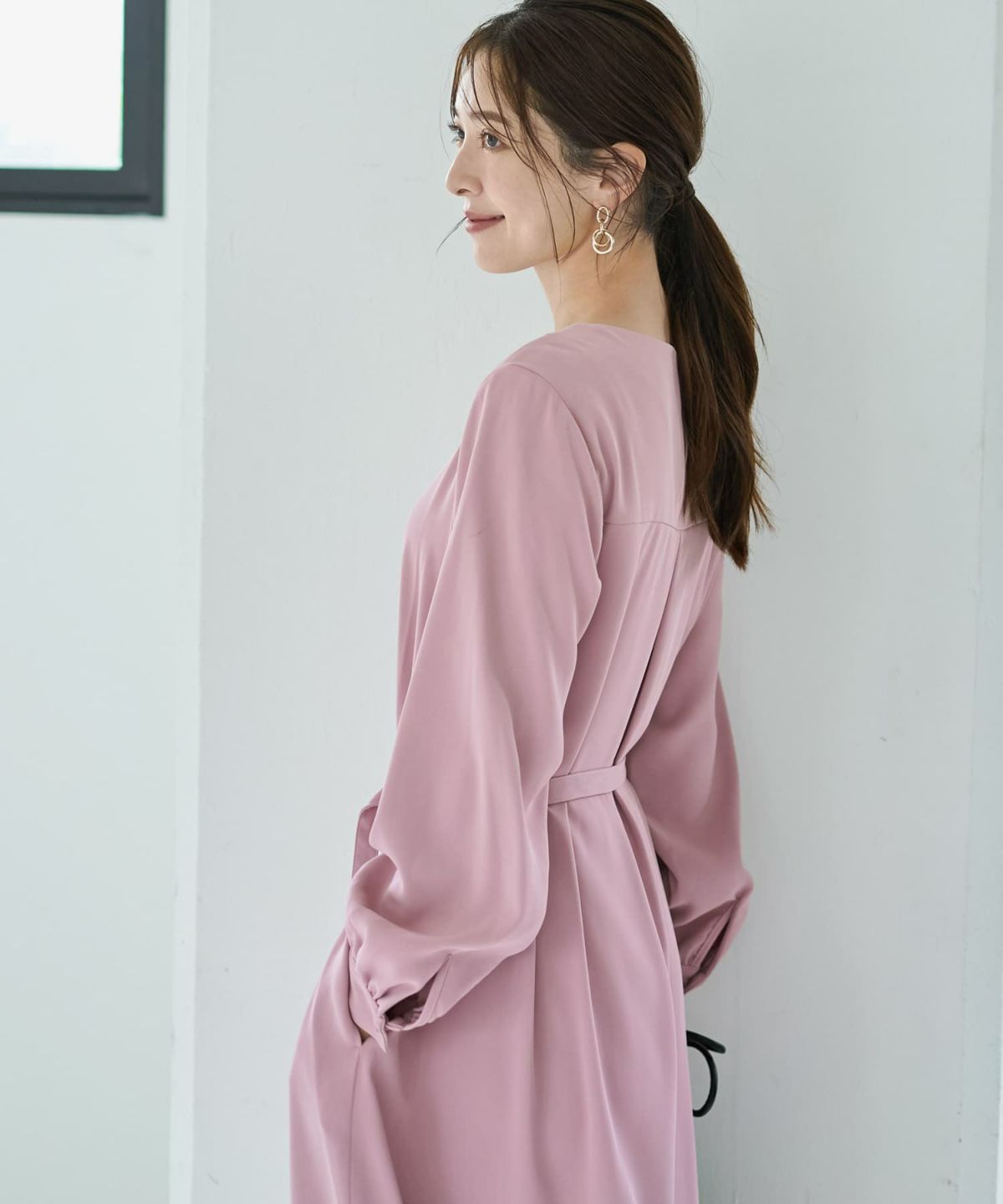 着用イメージ 167cm ピンク 02サイズ