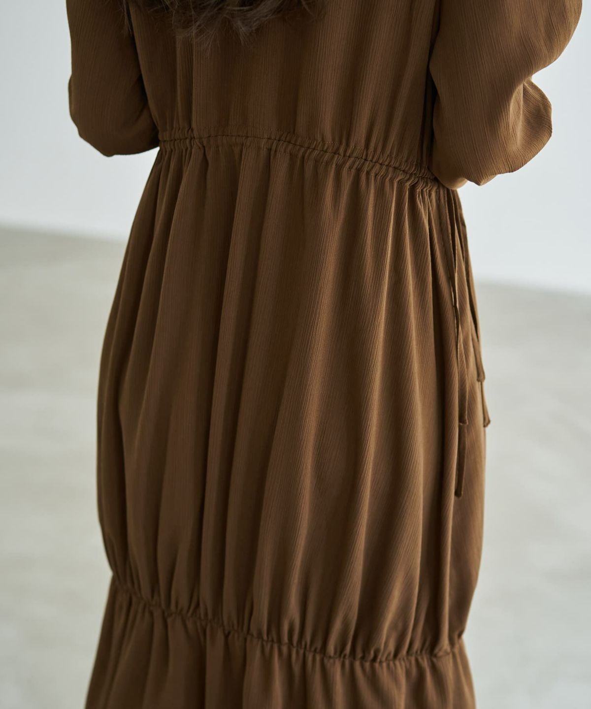 着用イメージ 166cm ソフトブラウン