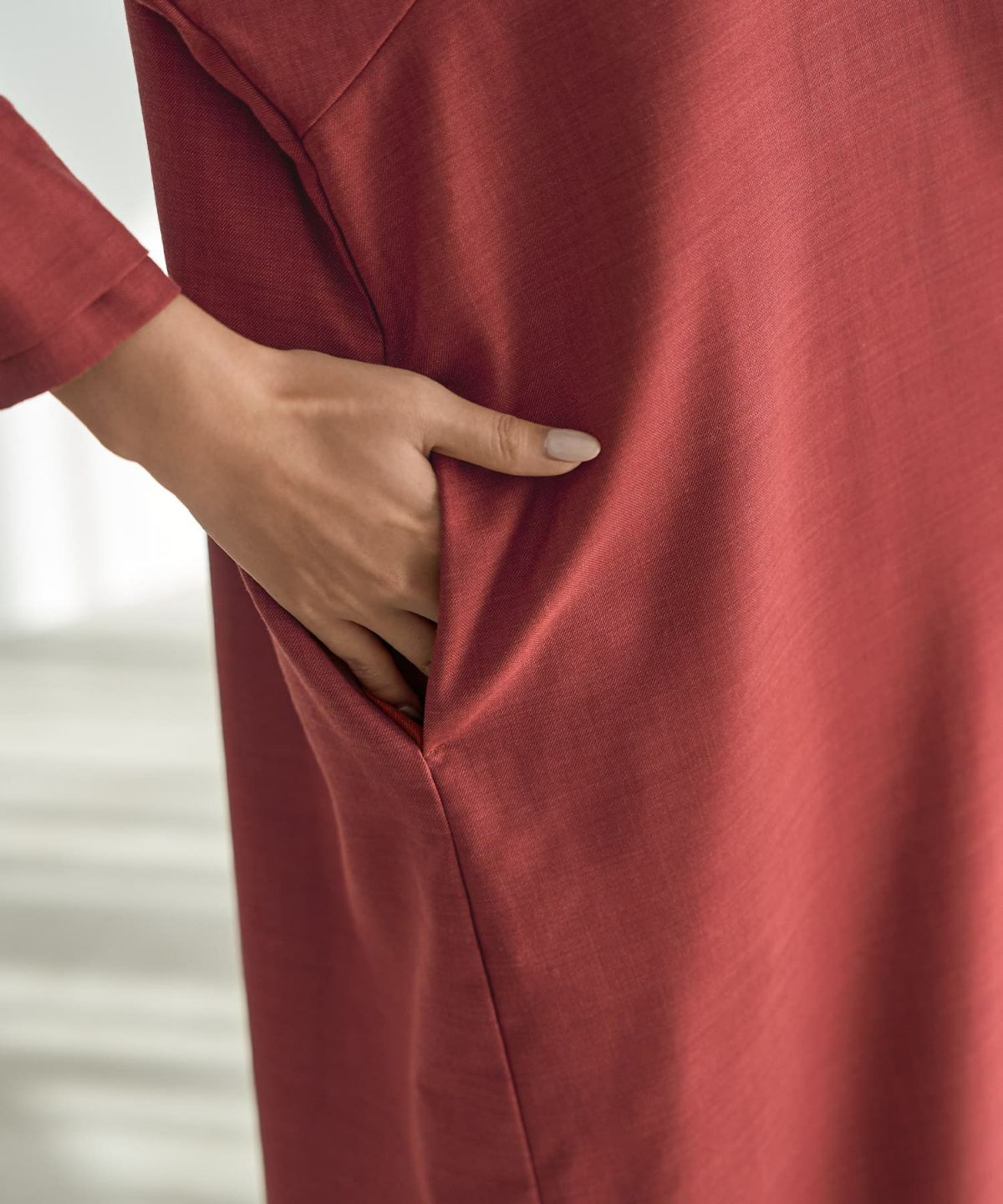 着用イメージ 168cm 着用サイズ 02 ブラッドオレンジ