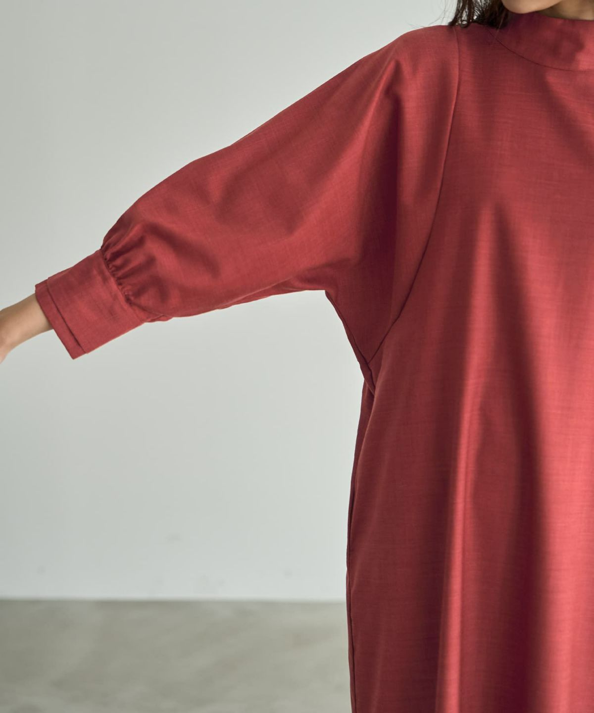 着用イメージ 168cm 着用サイズ 02 ブラッドオレンジ