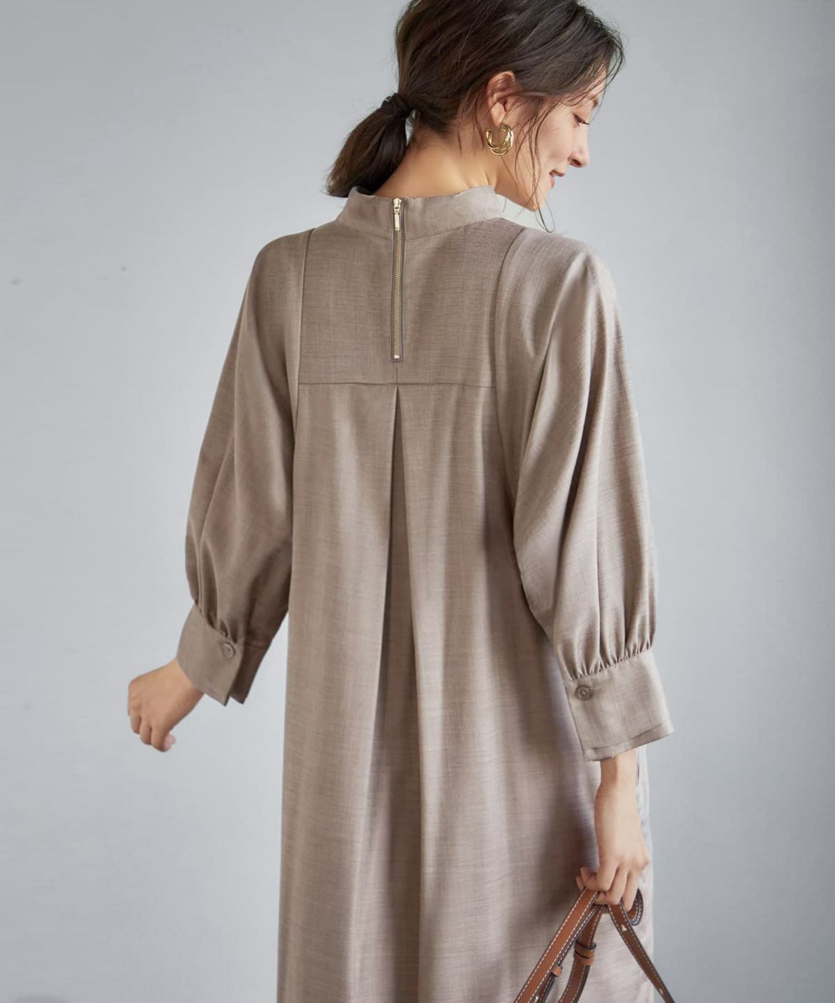 着用イメージ 165cm 着用サイズ 02 ベージュ