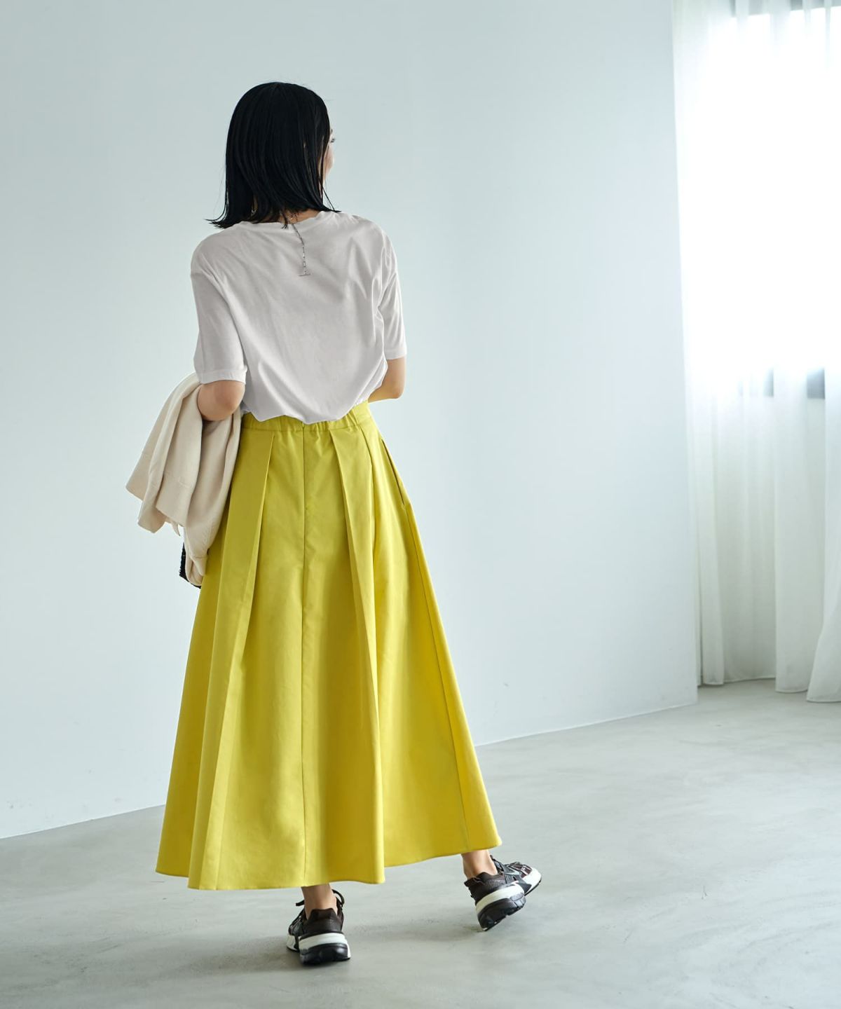 着用イメージ　164cm 02サイズ イエロー