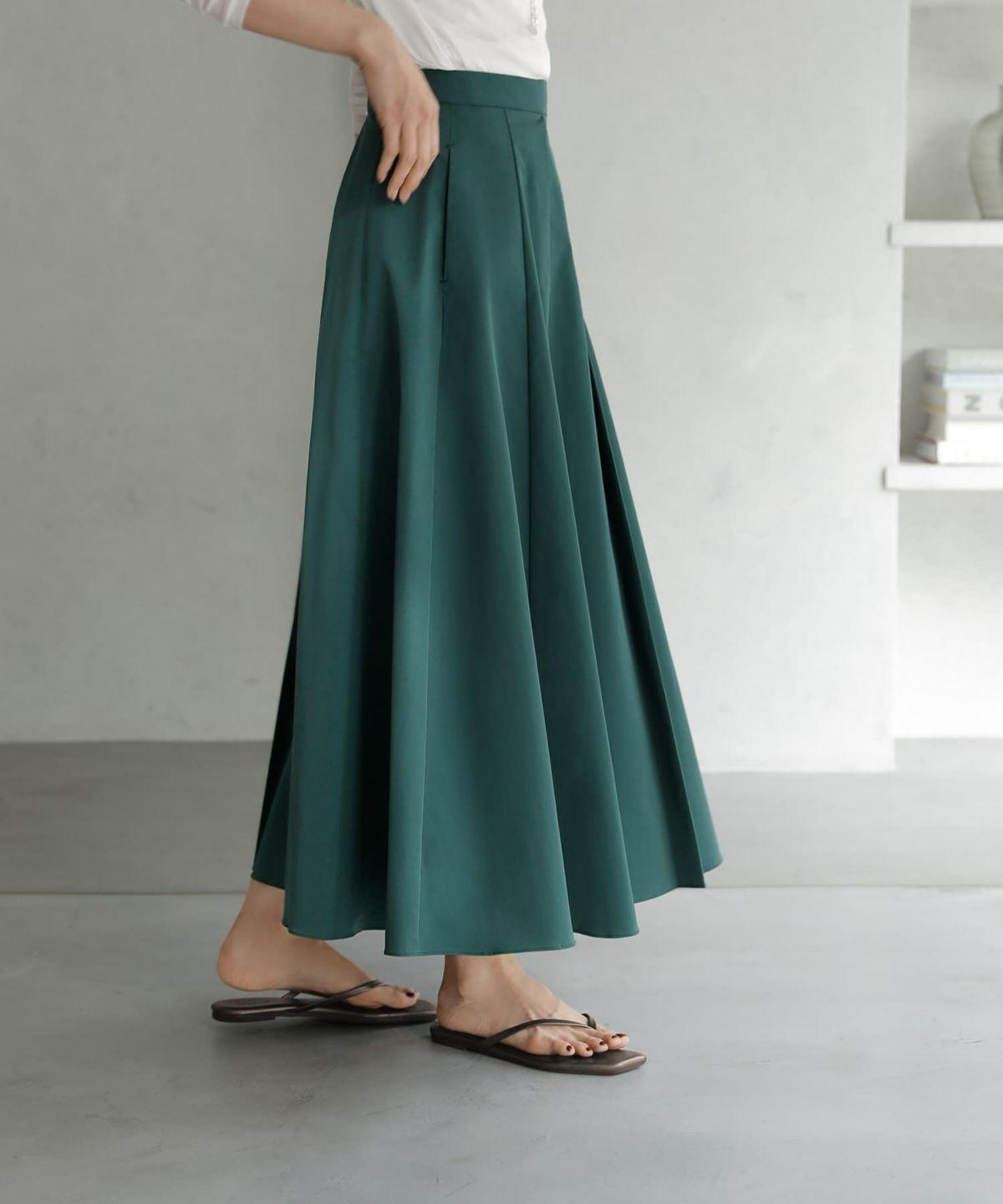 着用イメージ　166cm 02サイズ グリーン