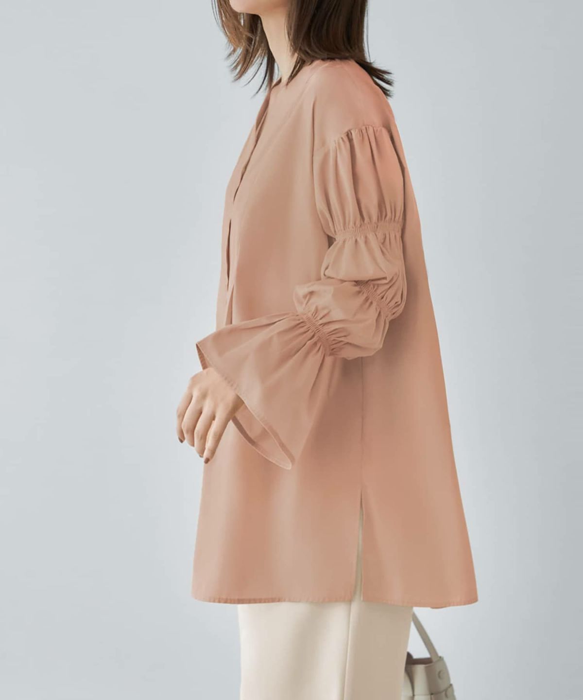 着用イメージ 153cm アプリコット