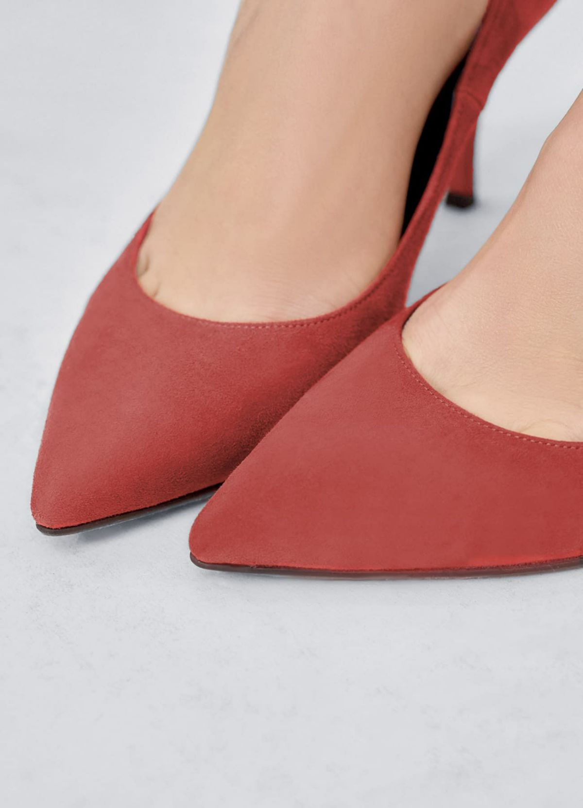 着用イメージ 173cm ブラッドオレンジ