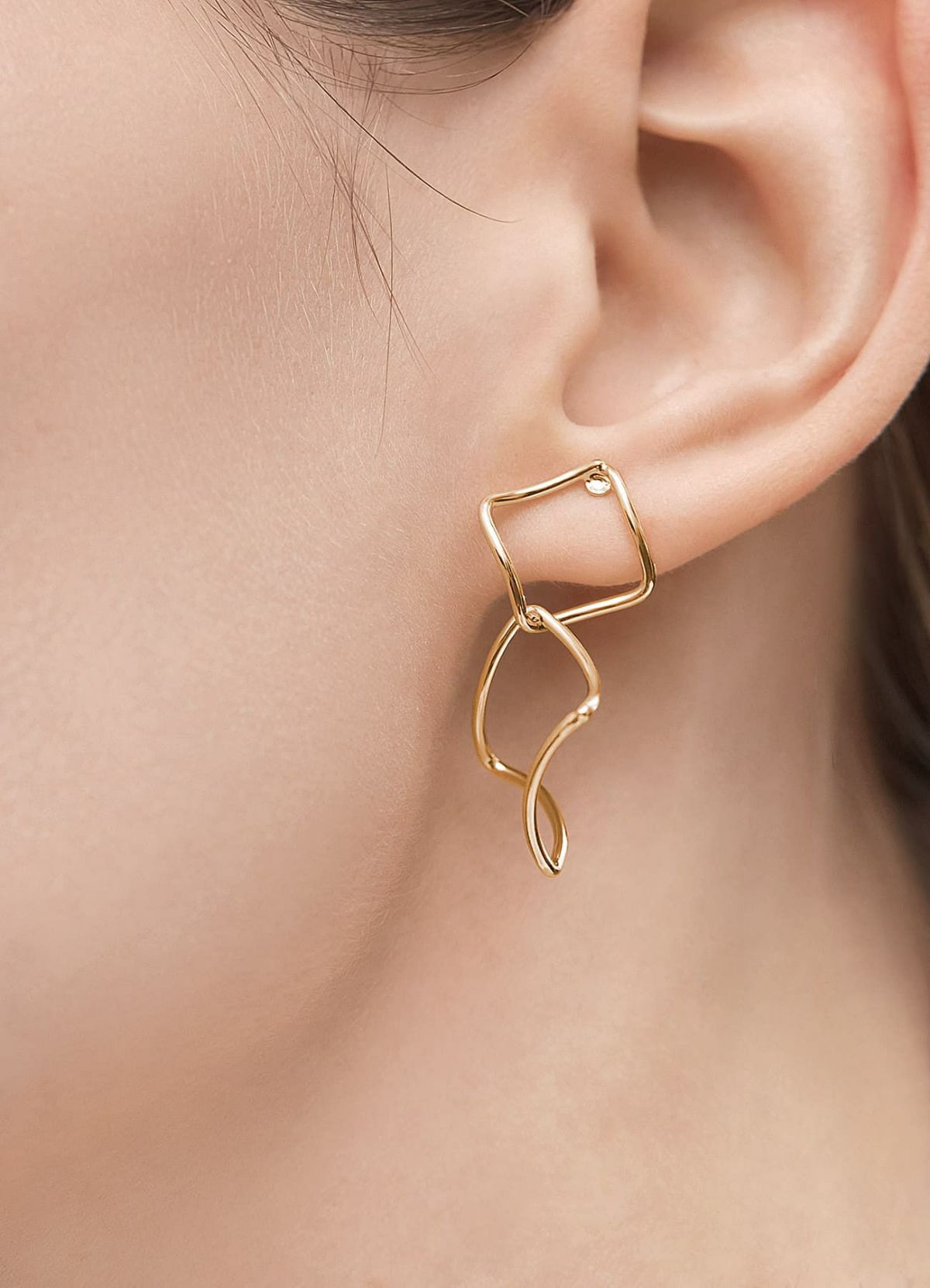 着用イメージ 173cm ゴールド