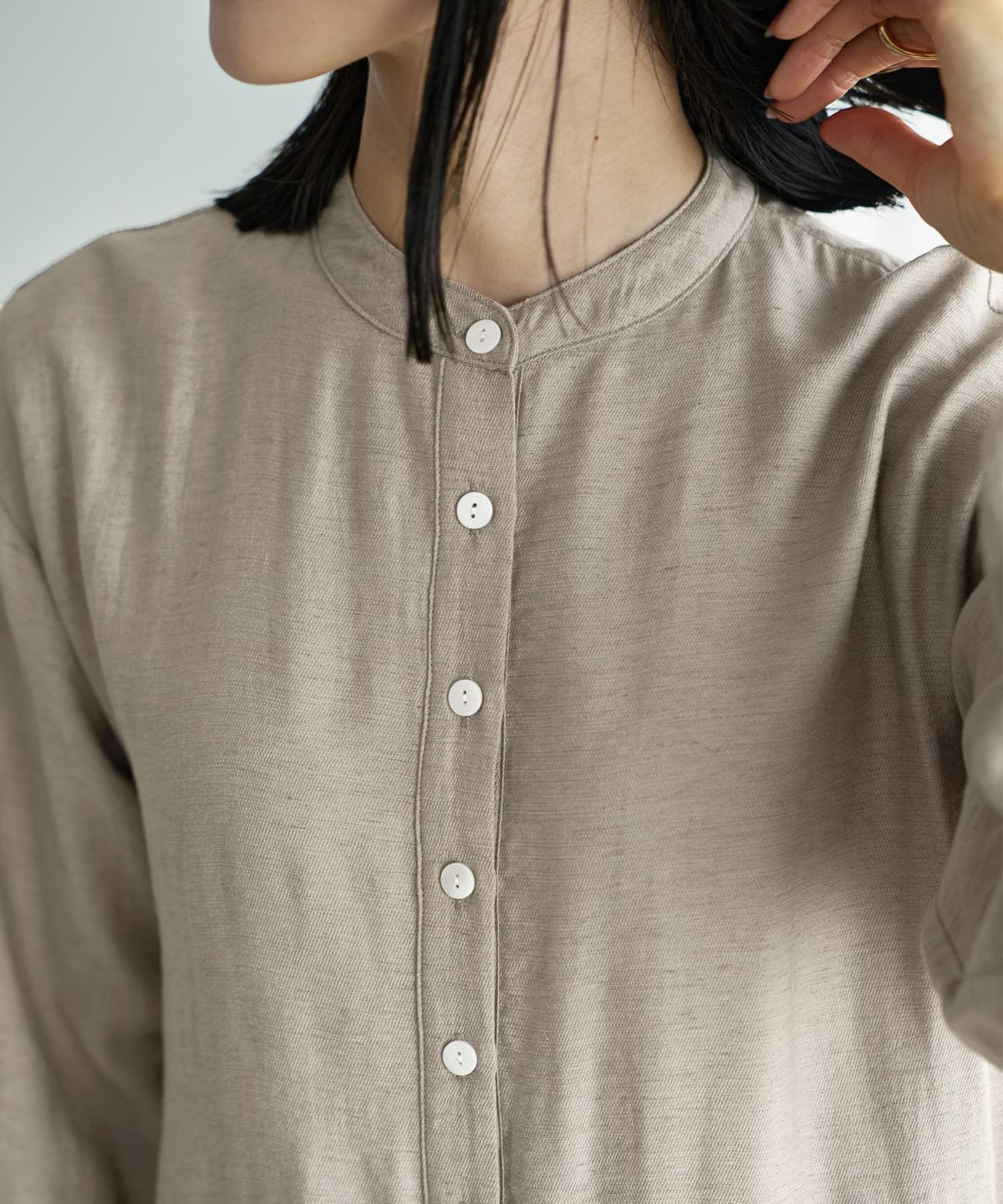 着用イメージ 164cm 02サイズ サンドベージュ