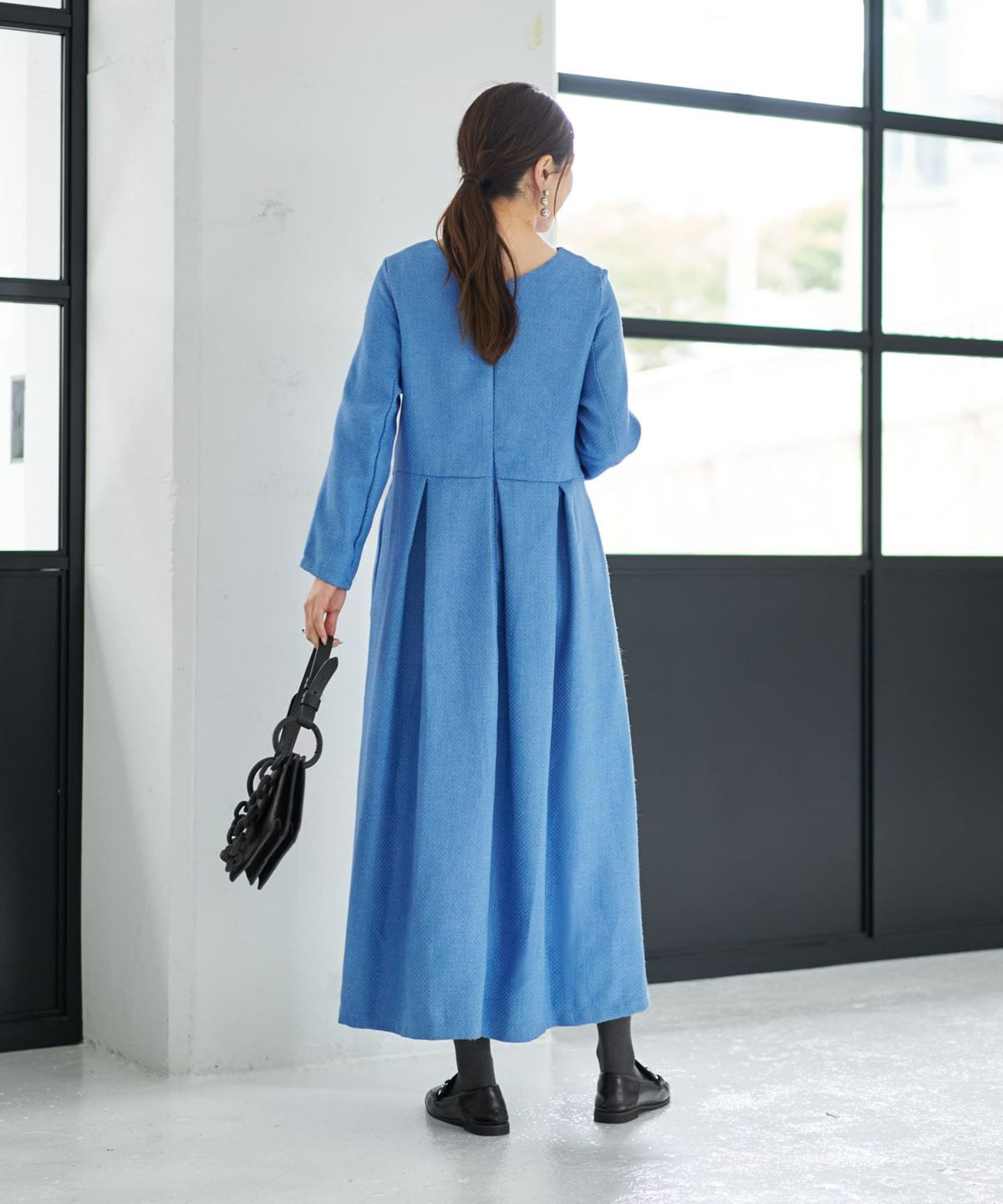 着用イメージ 166cm ブルー 02サイズ