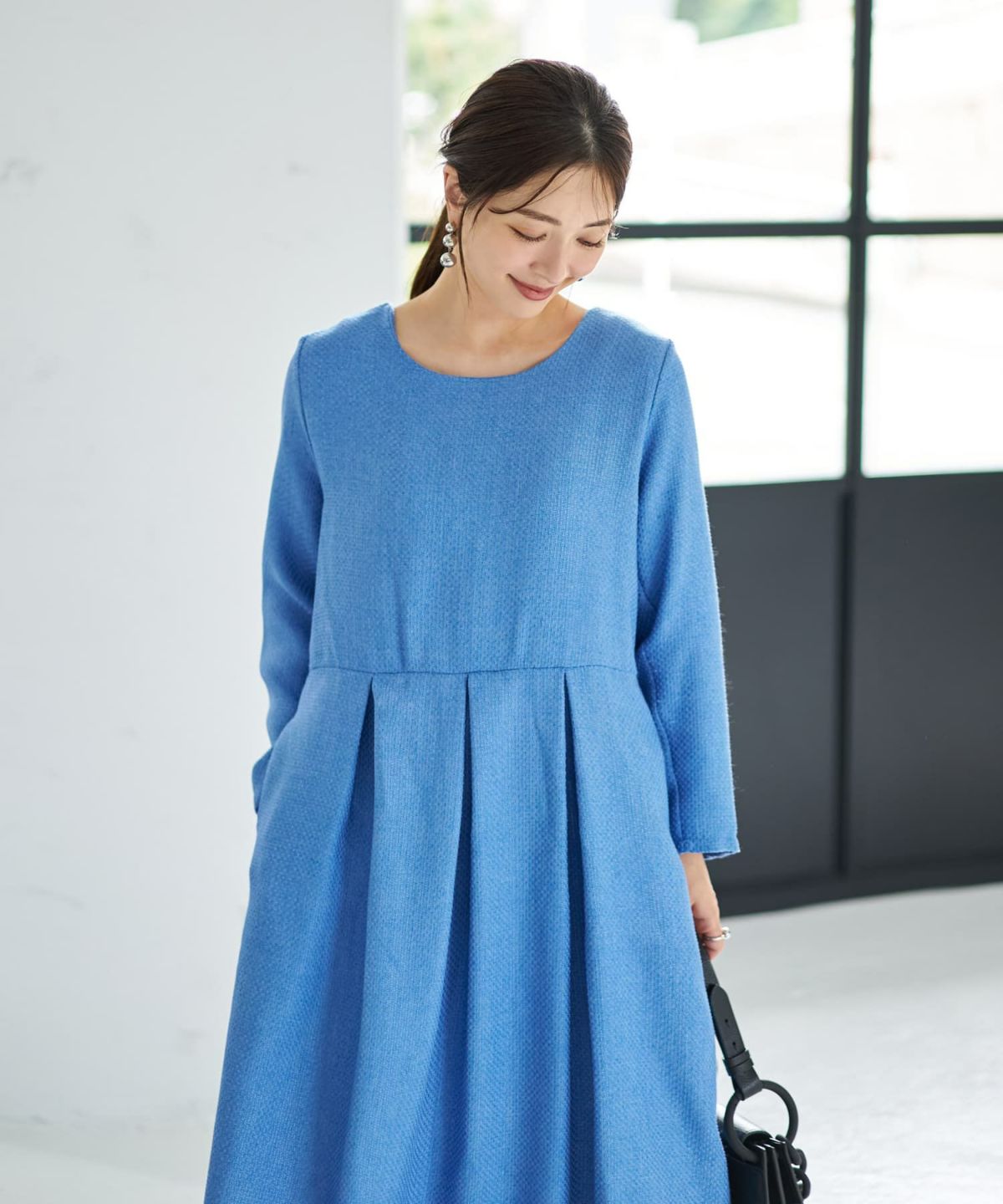 着用イメージ 166cm ブルー 02サイズ