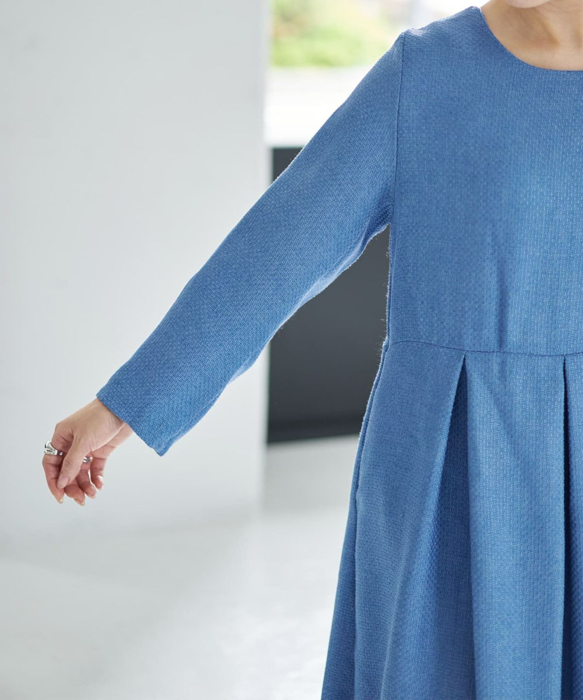 着用イメージ 166cm ブルー 02サイズ