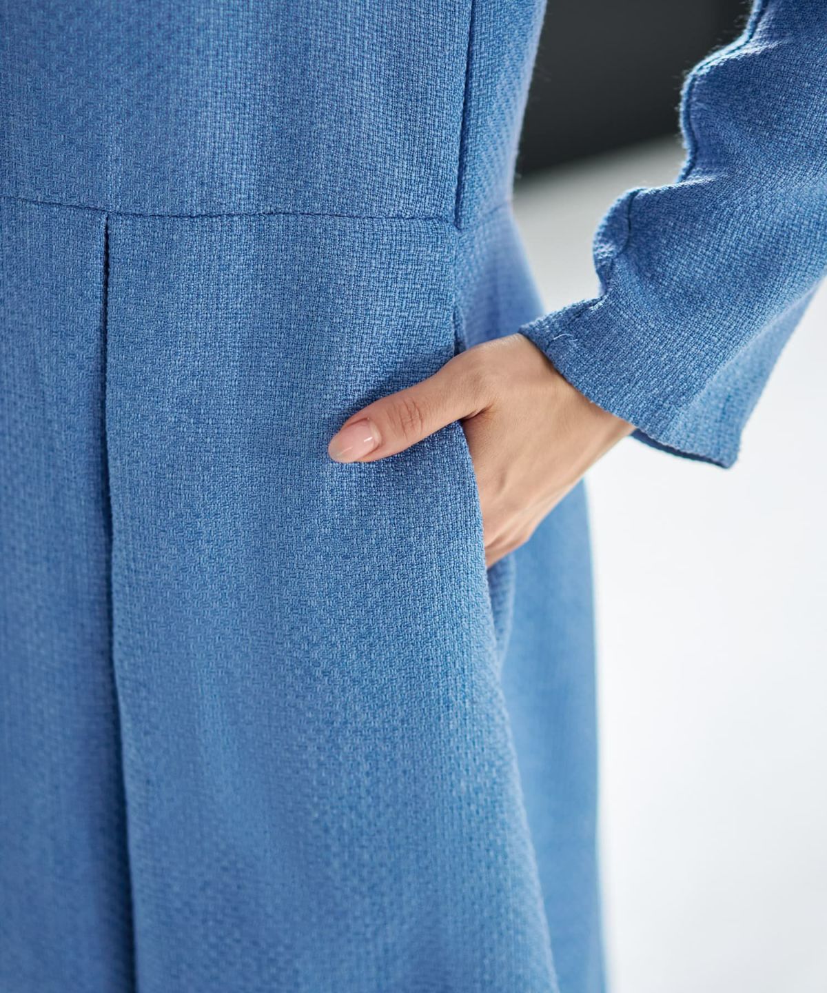 着用イメージ 166cm ブルー 02サイズ