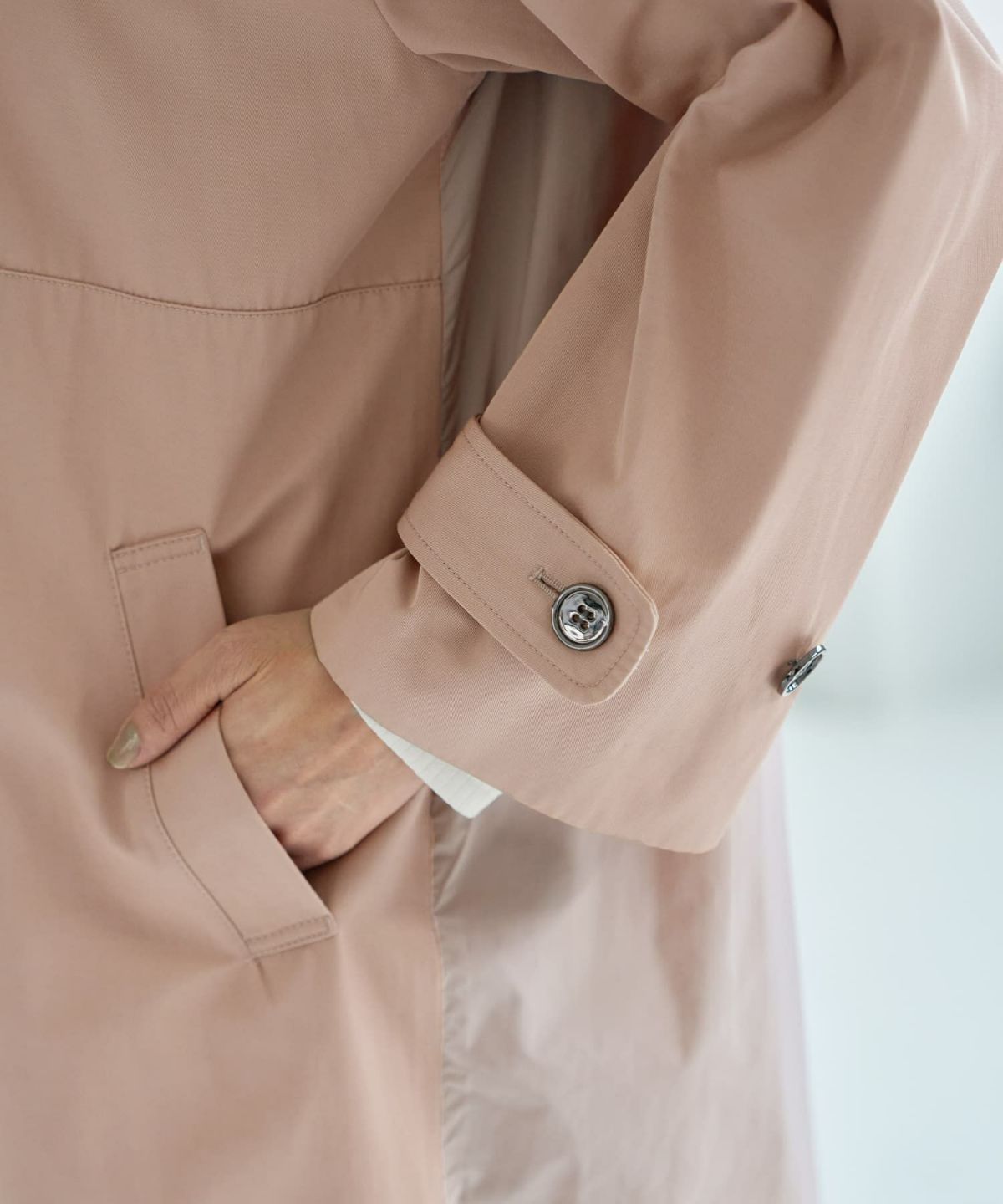 着用イメージ 165cm ニュアンスピンク