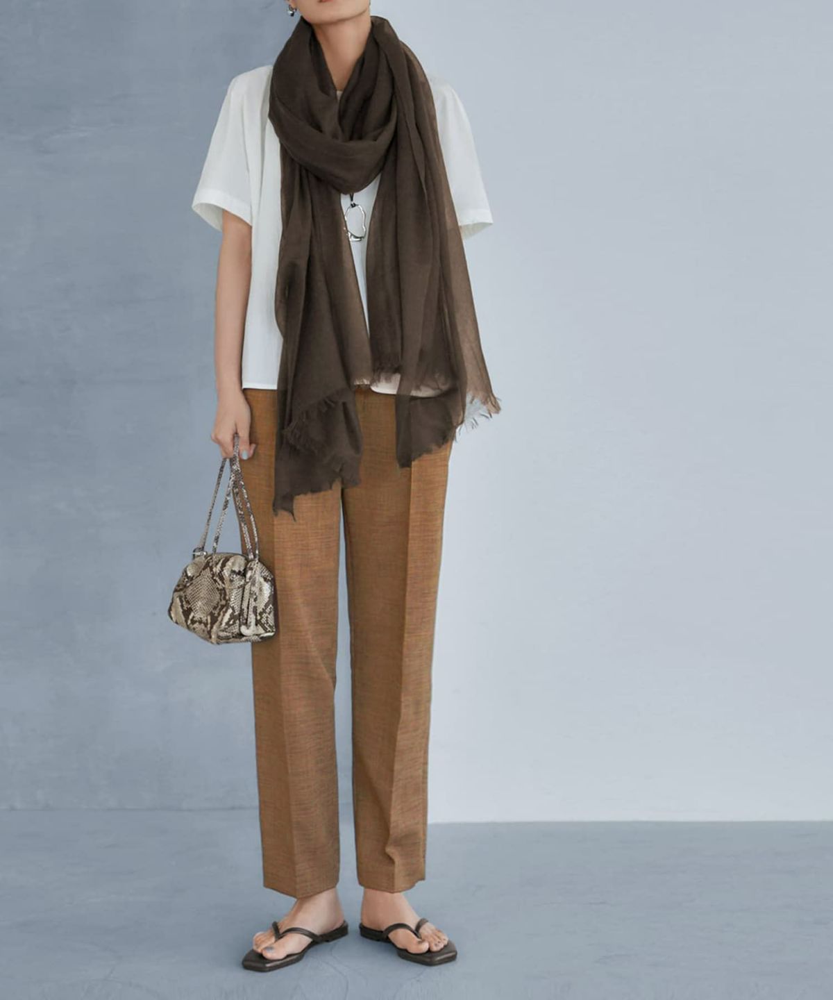 着用イメージ 165㎝　セピア