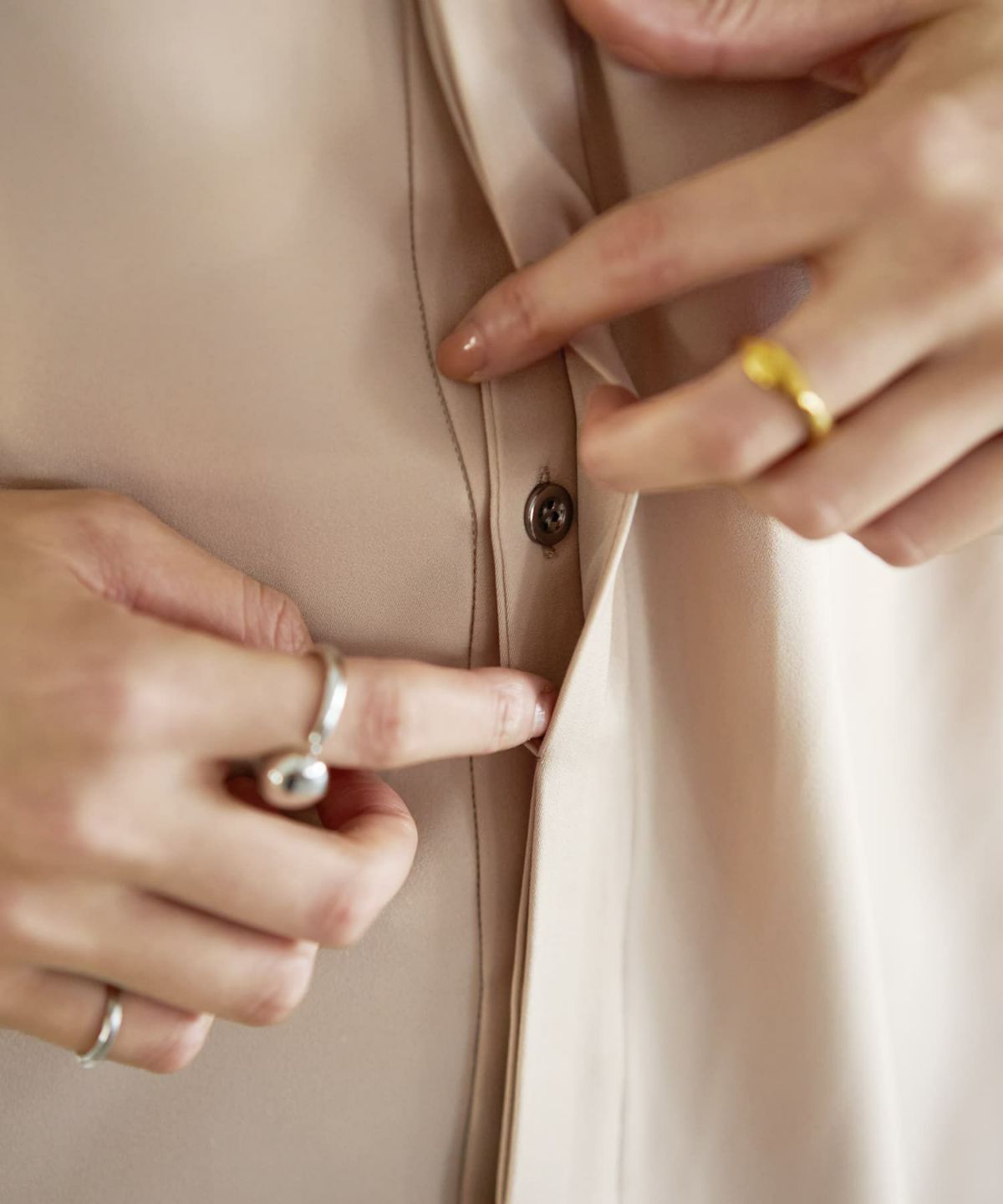 着用イメージ 166cm ライトベージュ