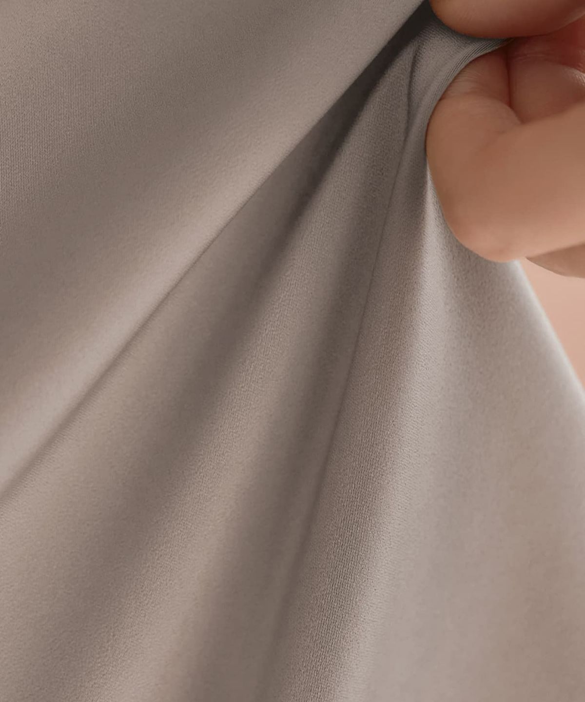 着用イメージ 166cm モカグレー