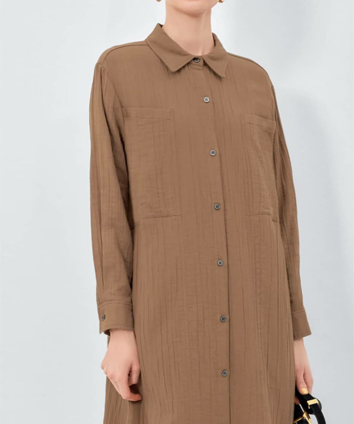 着用イメージ ライトブラウン