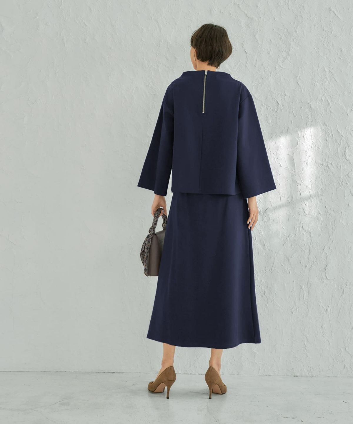 着用イメージ 168cm 着用サイズ 02 ネイビー