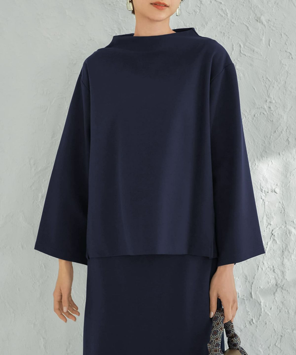 着用イメージ 168cm 着用サイズ 02 ネイビー