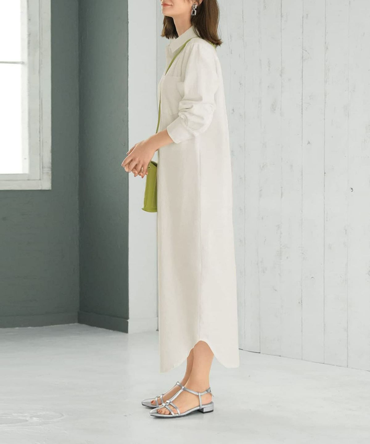 着用イメージ 165cm ホワイト 02サイズ