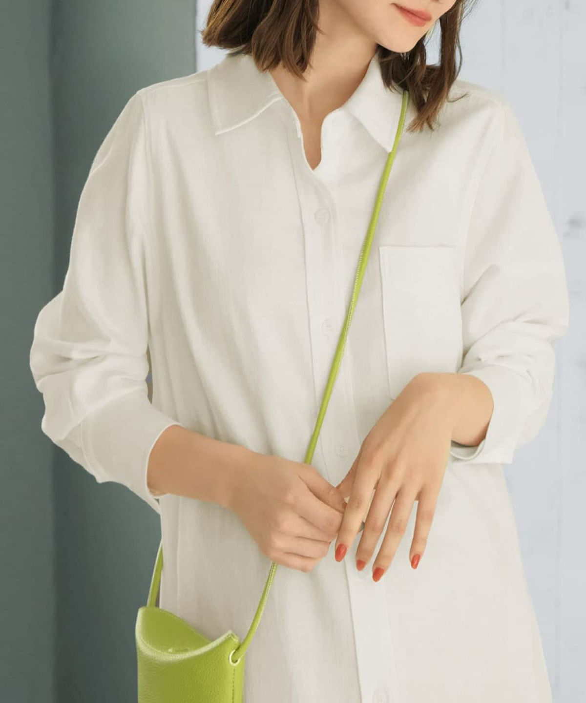 着用イメージ 165cm ホワイト 02サイズ