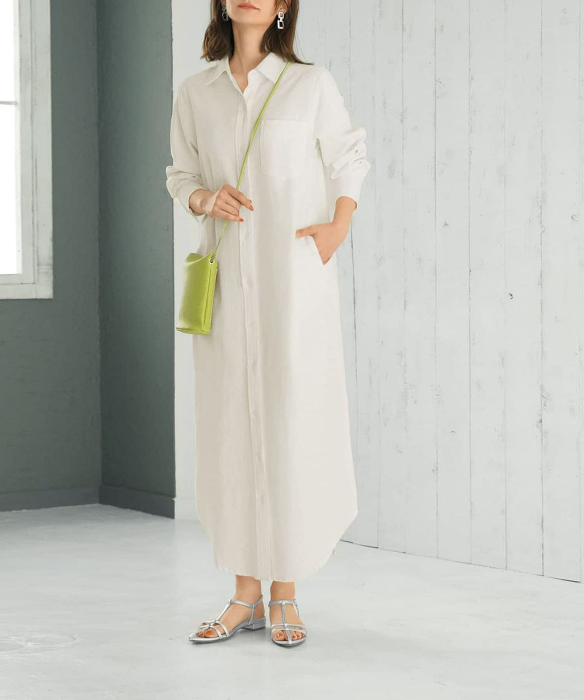 着用イメージ 165cm ホワイト 02サイズ