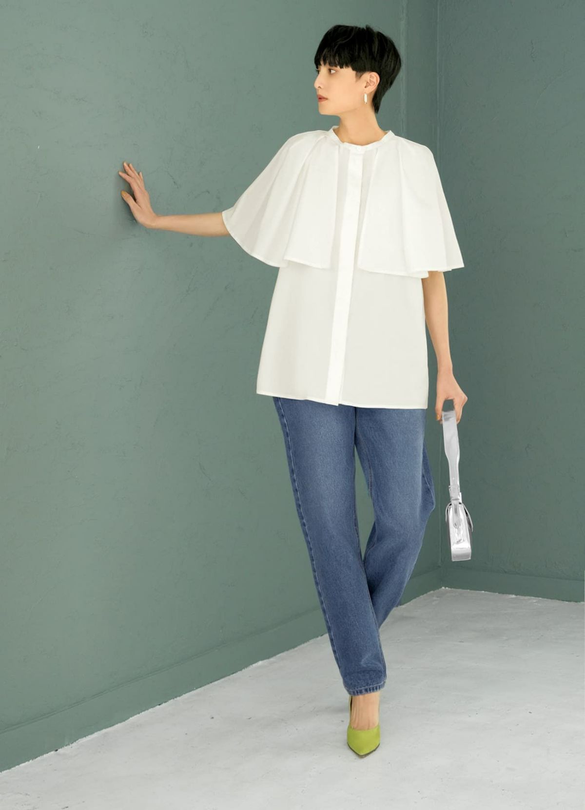 着用イメージ 165cm ホワイト