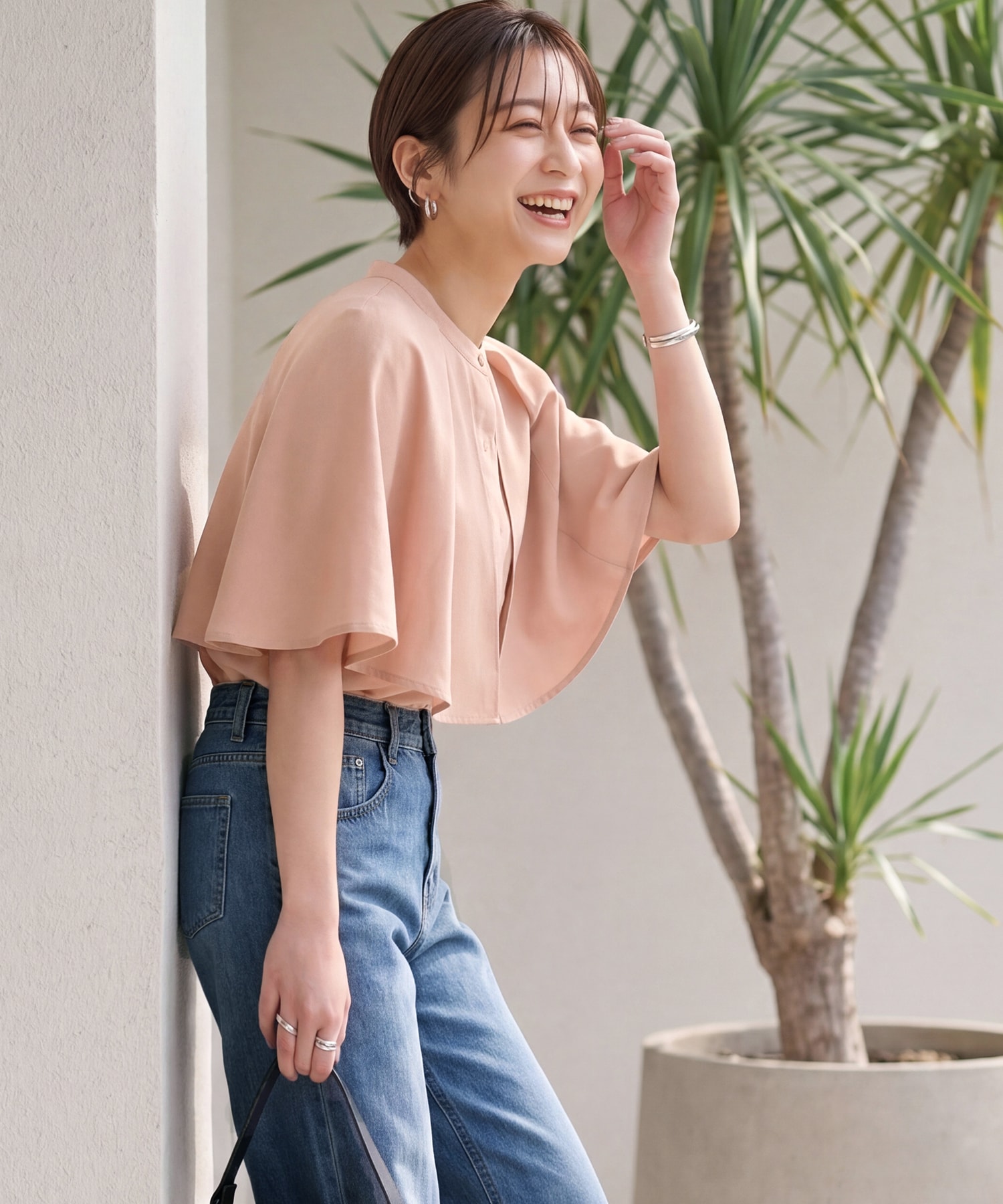 着用イメージ 165cm ホワイト