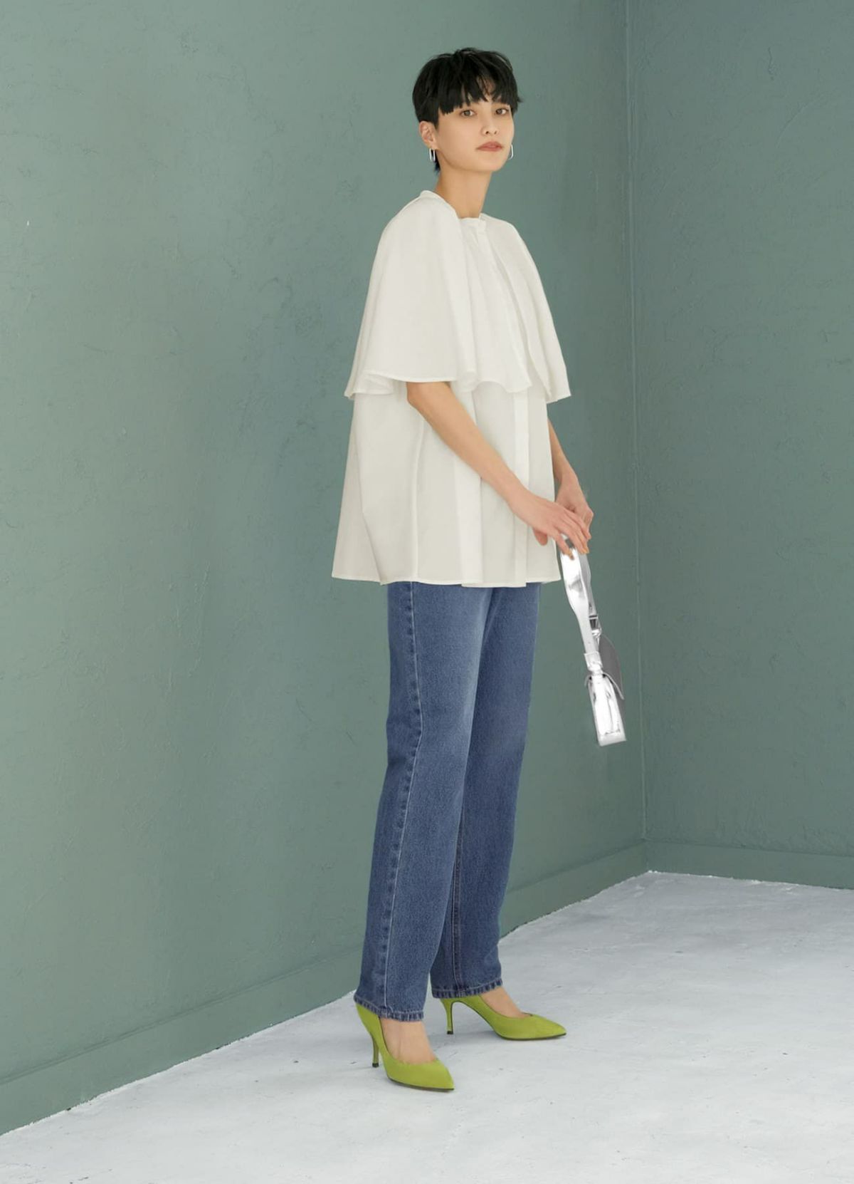 着用イメージ 165cm ホワイト